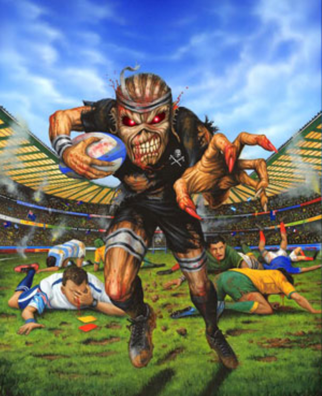 Iron Maiden pay to All Blacks t-shirts NZ Herald