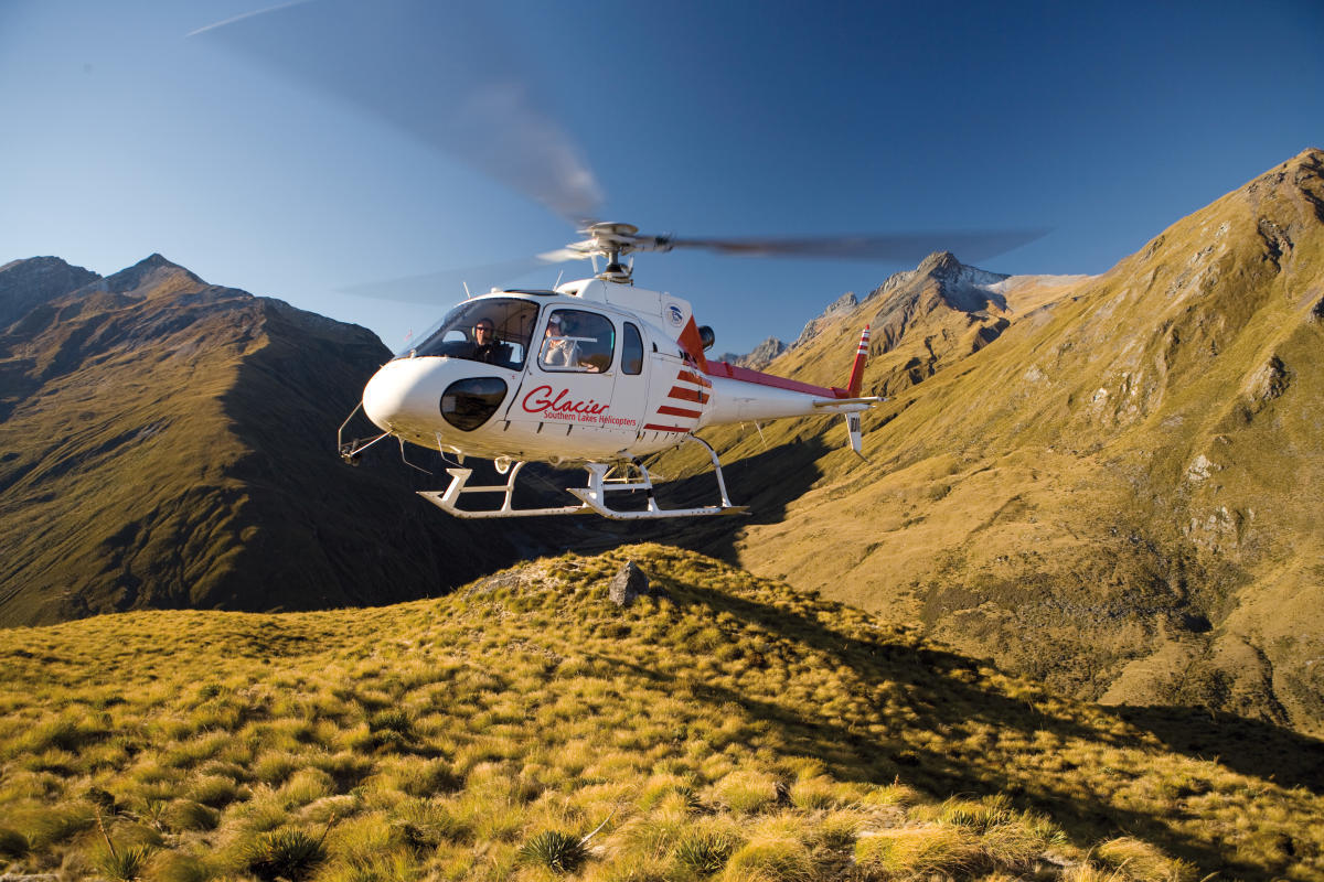Flight of fantasy with Queenstown's Glacier helicopters. Photo / Supplied