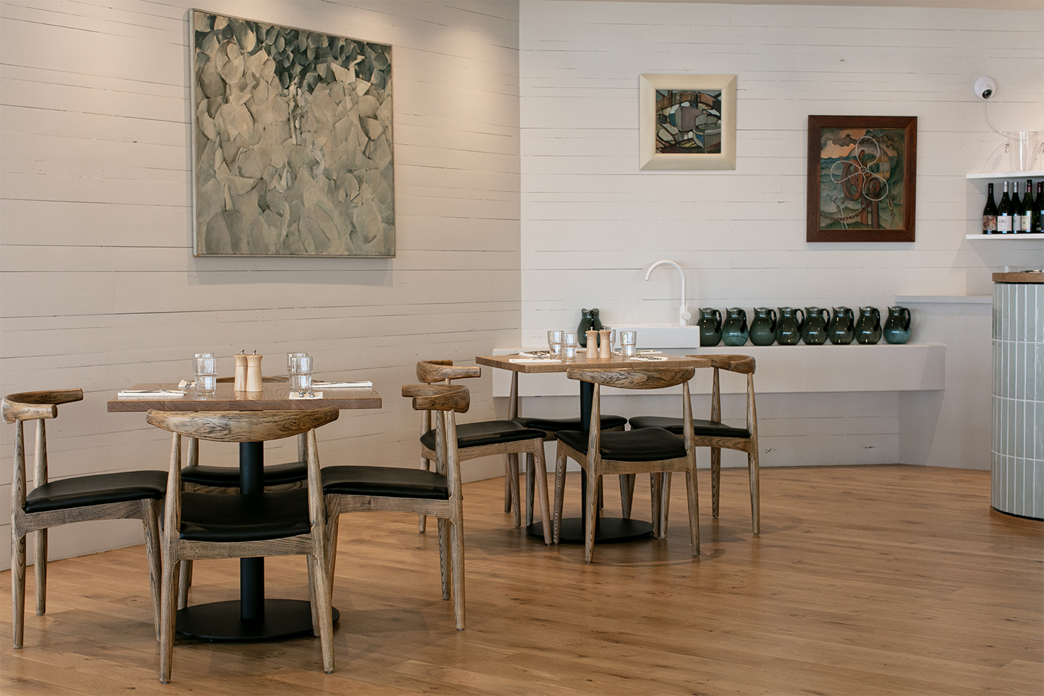The minimalist and wholesome interior of Homeland. Photo / Babiche Martens