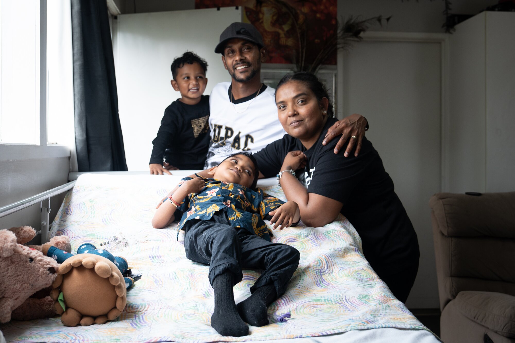 Keshni says the home is congested, but affordable at $480 a week excluding power and internet. Photo / Annaleise Shortland.