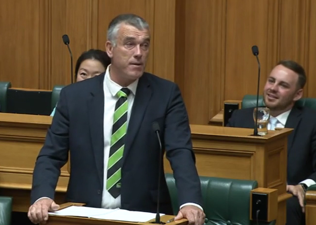 Miles Anderson, Waitaki MP.  Photo / Parliament TV