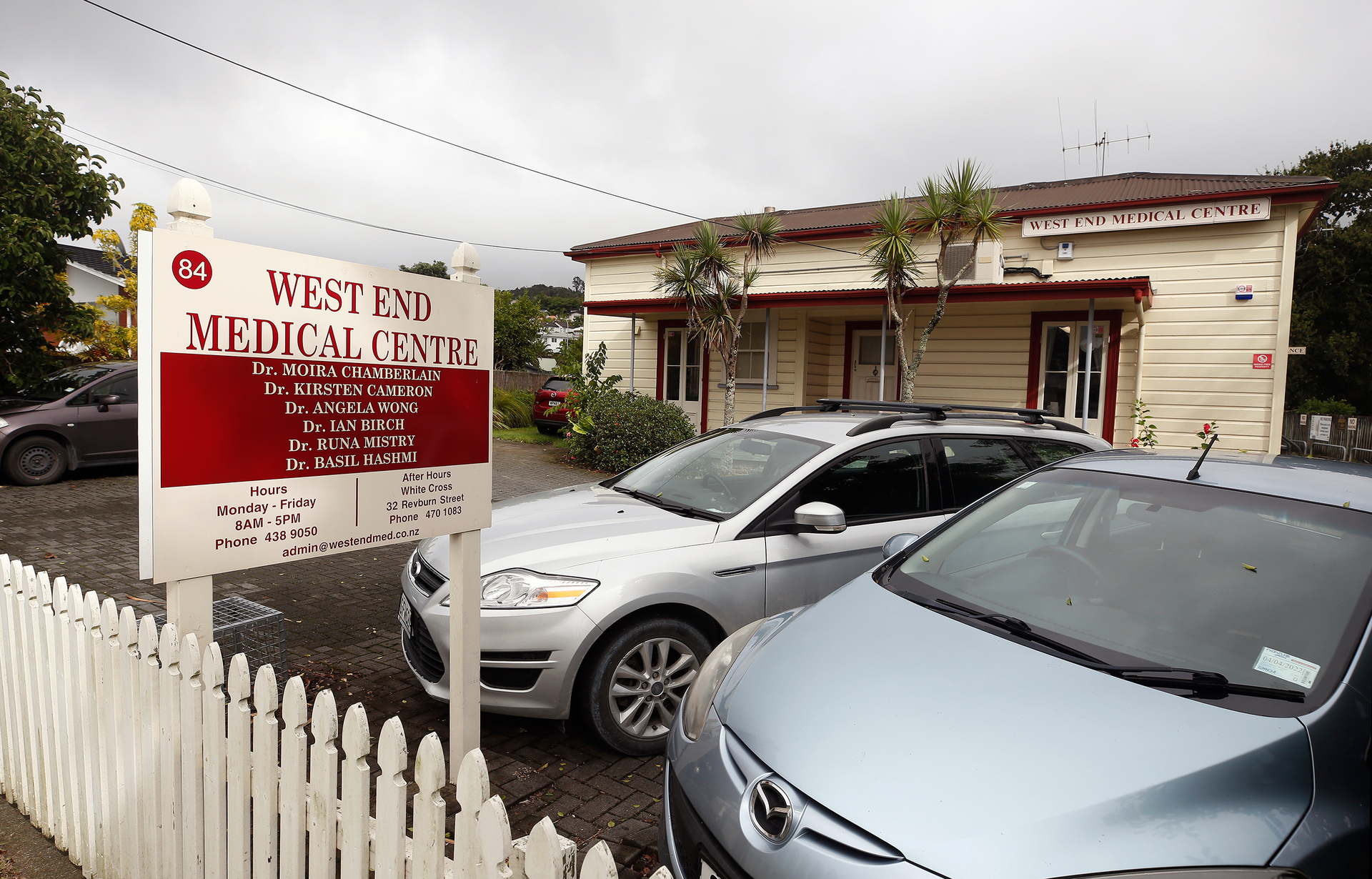 West End Medical Centre's Iain Watkins said his workplace is starting to feel unsafe. Photo / Michael Cunningham 