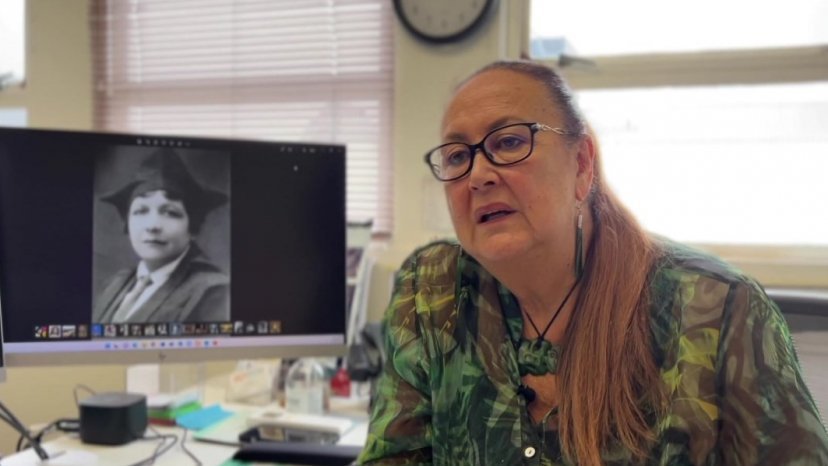 June Grant, a mokopuna of Mākareti Papakura. Photo / Whakaata Māori