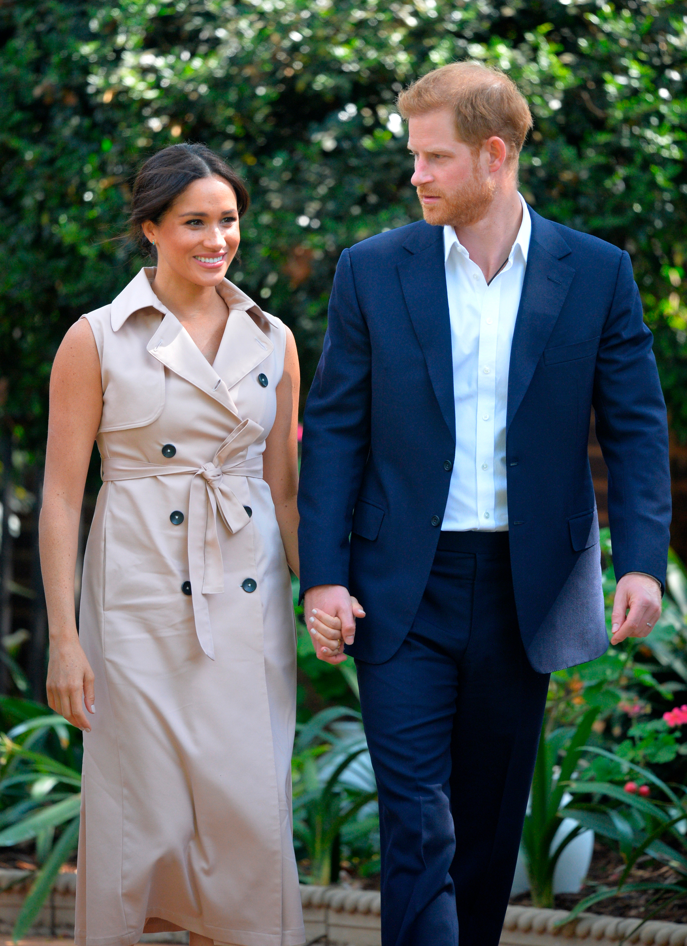 Prince Harry has proved hugely protective of Meghan Markle. Photo / AP

