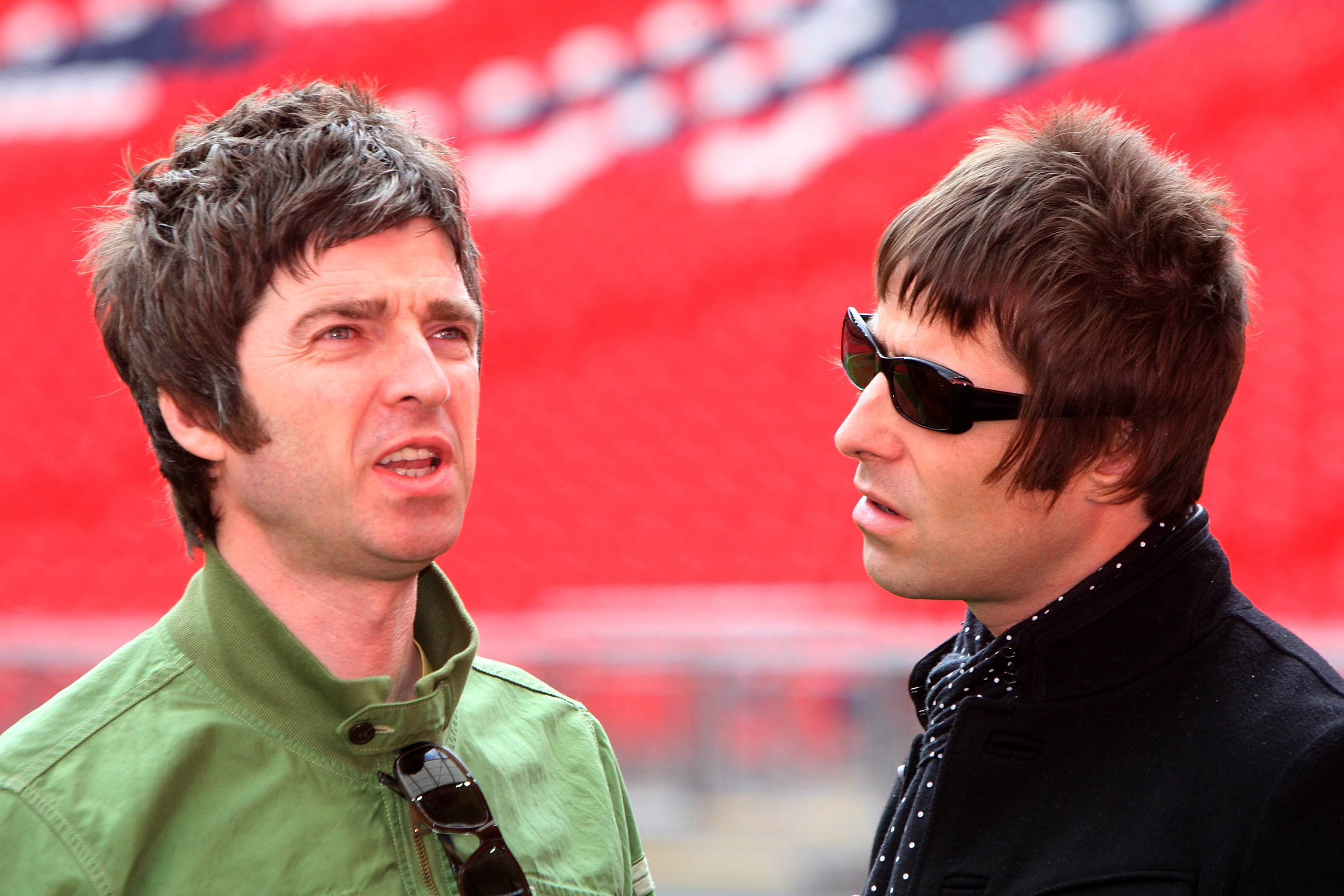 Noel and Liam Gallagher pictured together in 2008. Photo / Getty Images