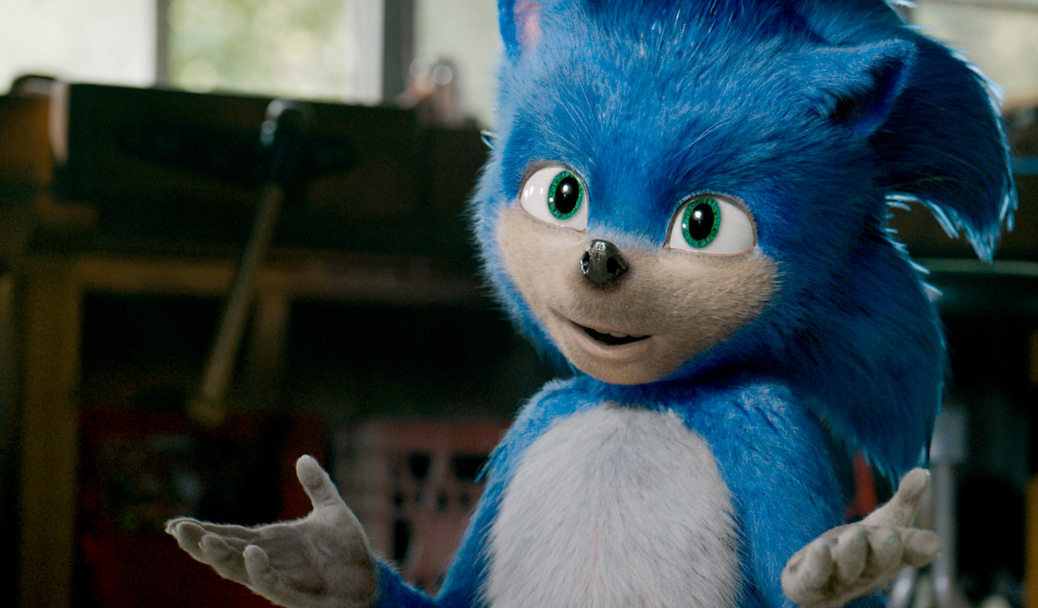 Fans did not approve of Sonic's strangely human-looking teeth. Photo / Paramount Pictures and Sega of America