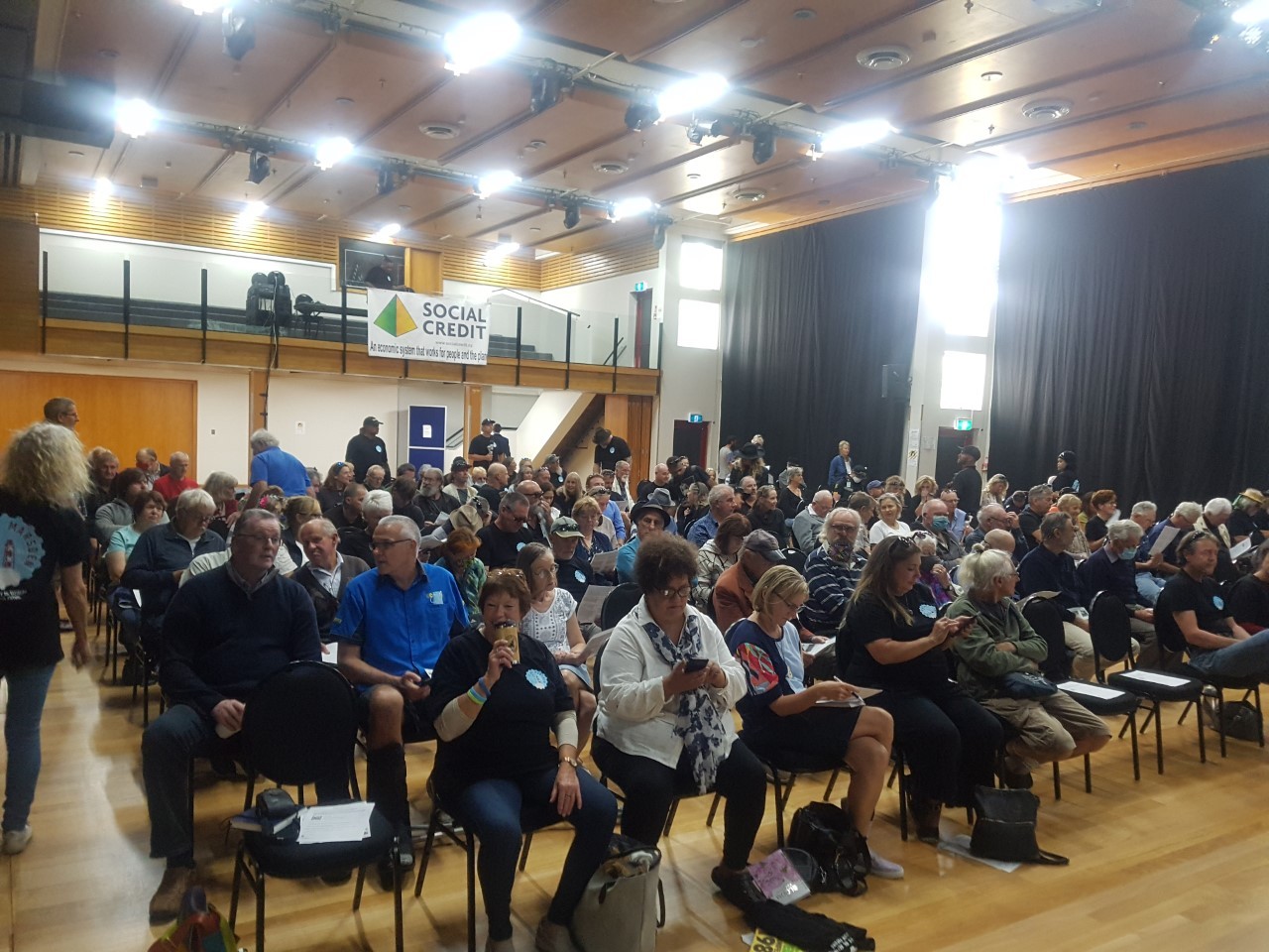 A crowd of around 250 people attended the ''Don't Demolish The Refinery