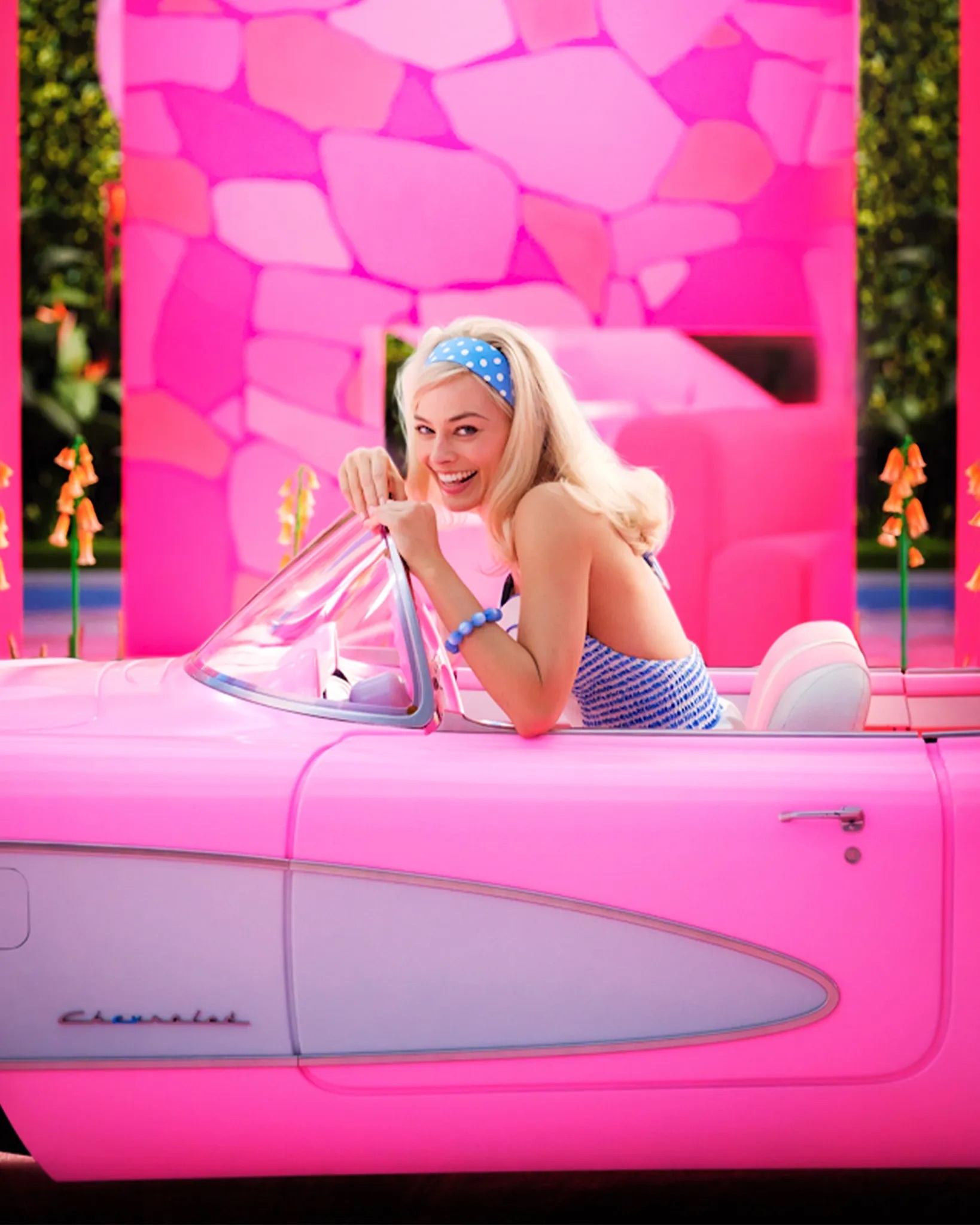 Margot Robbie as Barbie. Asked to describe the tone of the film, she says: “If I’m a studio head, and I have to give it a genre, I guess I say it’s like a comedy adventure.” Photo / Warner Bros. Pictures