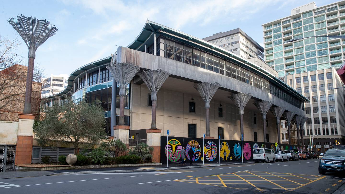 Wellington's central library was closed after being assessed under the Yellow Chapter. Photo / Mark Mitchell 