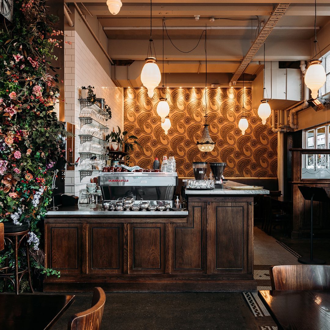 Floriditas, on Cuba St, is just as good for brunching social butterflies as it is for a lone diner keen on some coffee. Photo / @floriditas