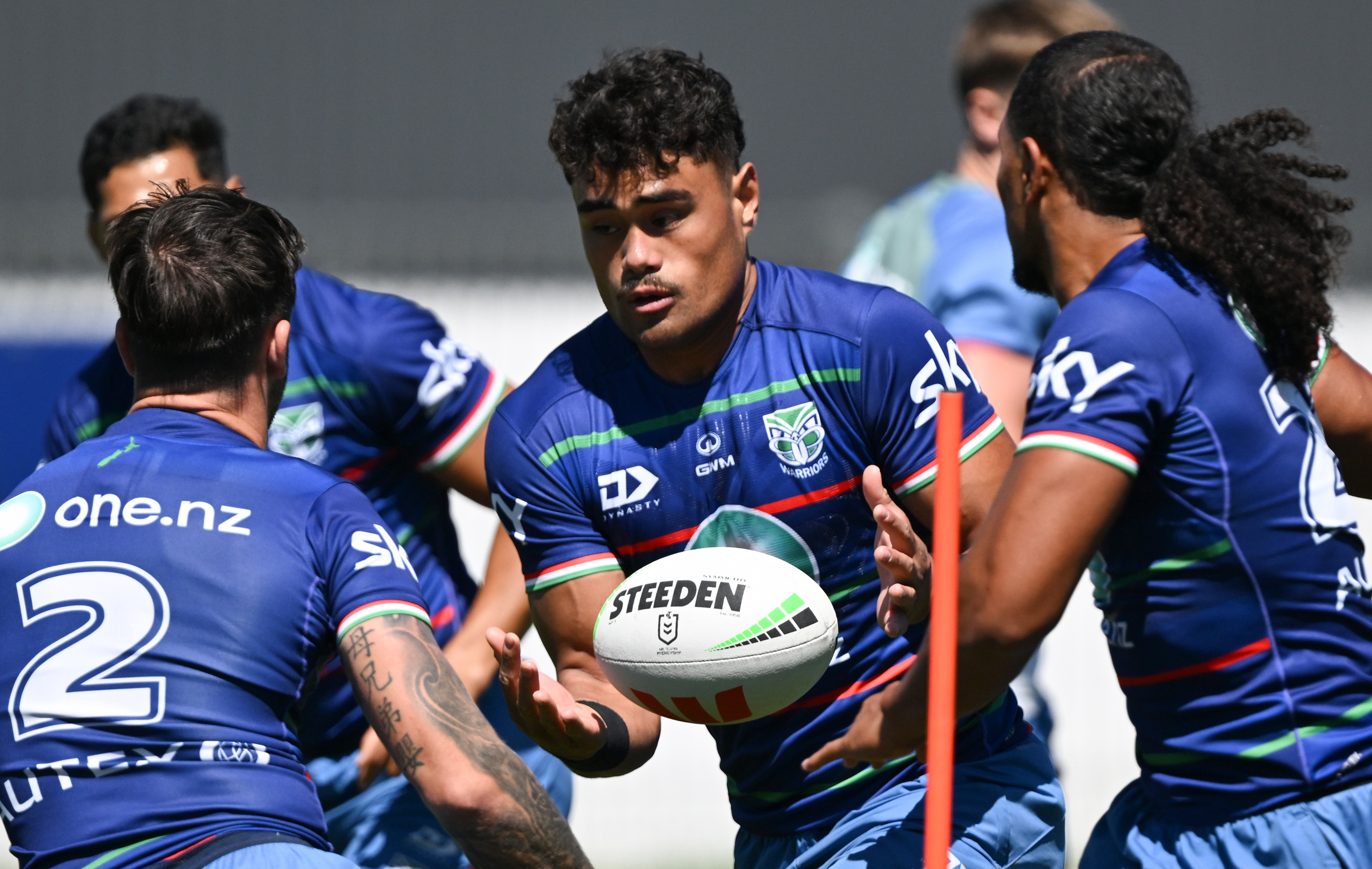 Warriors coach Andrew Webster said Jacob Laban's efforts on the training paddock helped him earn a start agains the Roosters. Photo / Photosport