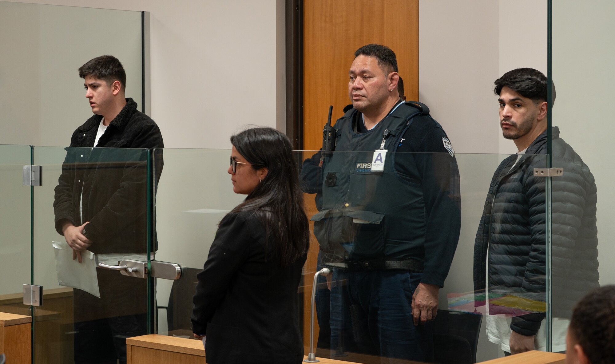 Cocaine smuggling brothers Fabian (left) and Patricio Castillo Castro appear for sentencing after smuggling nearly 5kg of the drug past Customs inspectors at Auckland Airport. Photo / Cameron Pitney.