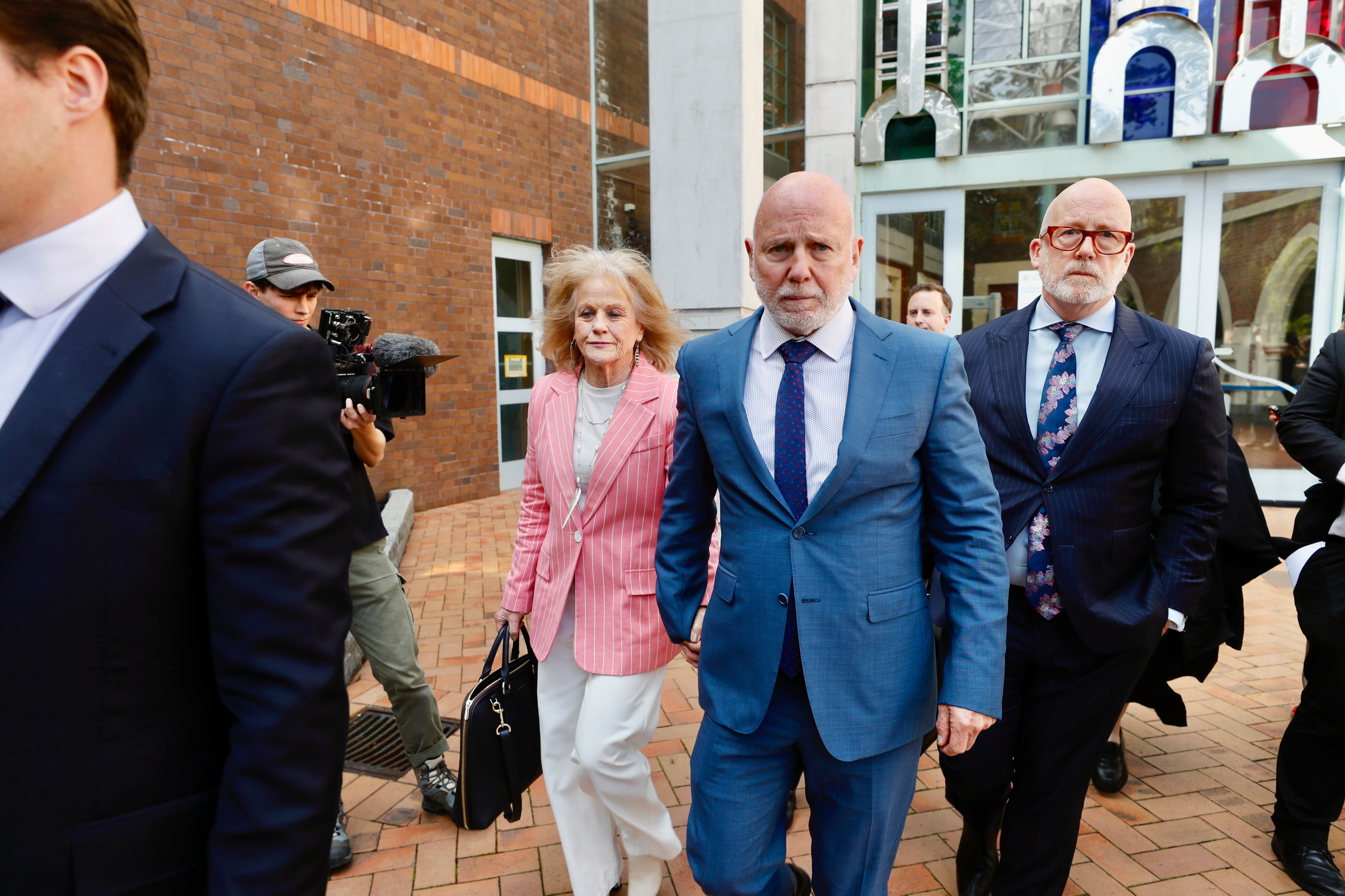 Philip Polkinghorne leaves the Auckland High Court after the not guilty verdict. Photo / Dean Purcell