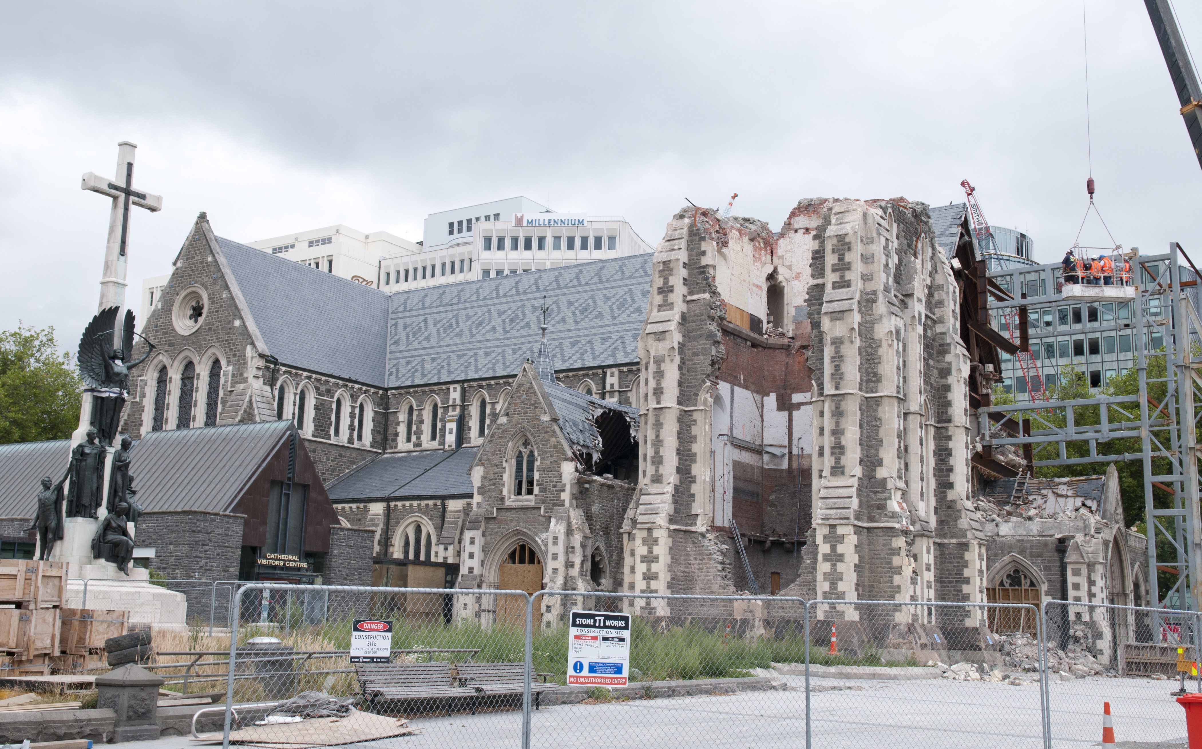 Debates continues over the future of the quake-hit Christ Church Cathedral.