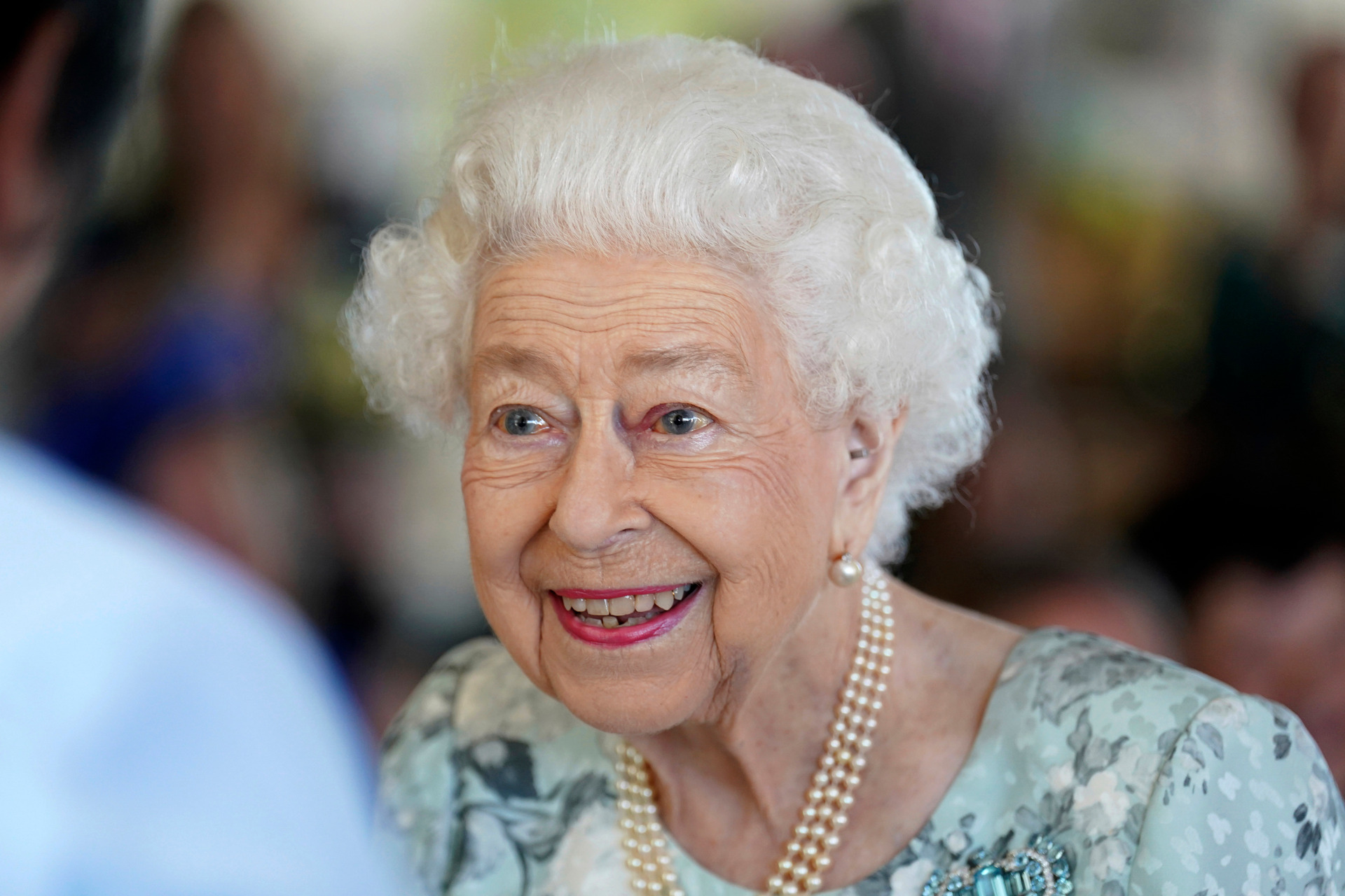 Her Majesty during a visit to officially open the new building at Thames Hospice in Maidenhead, England in July. Photo / AP