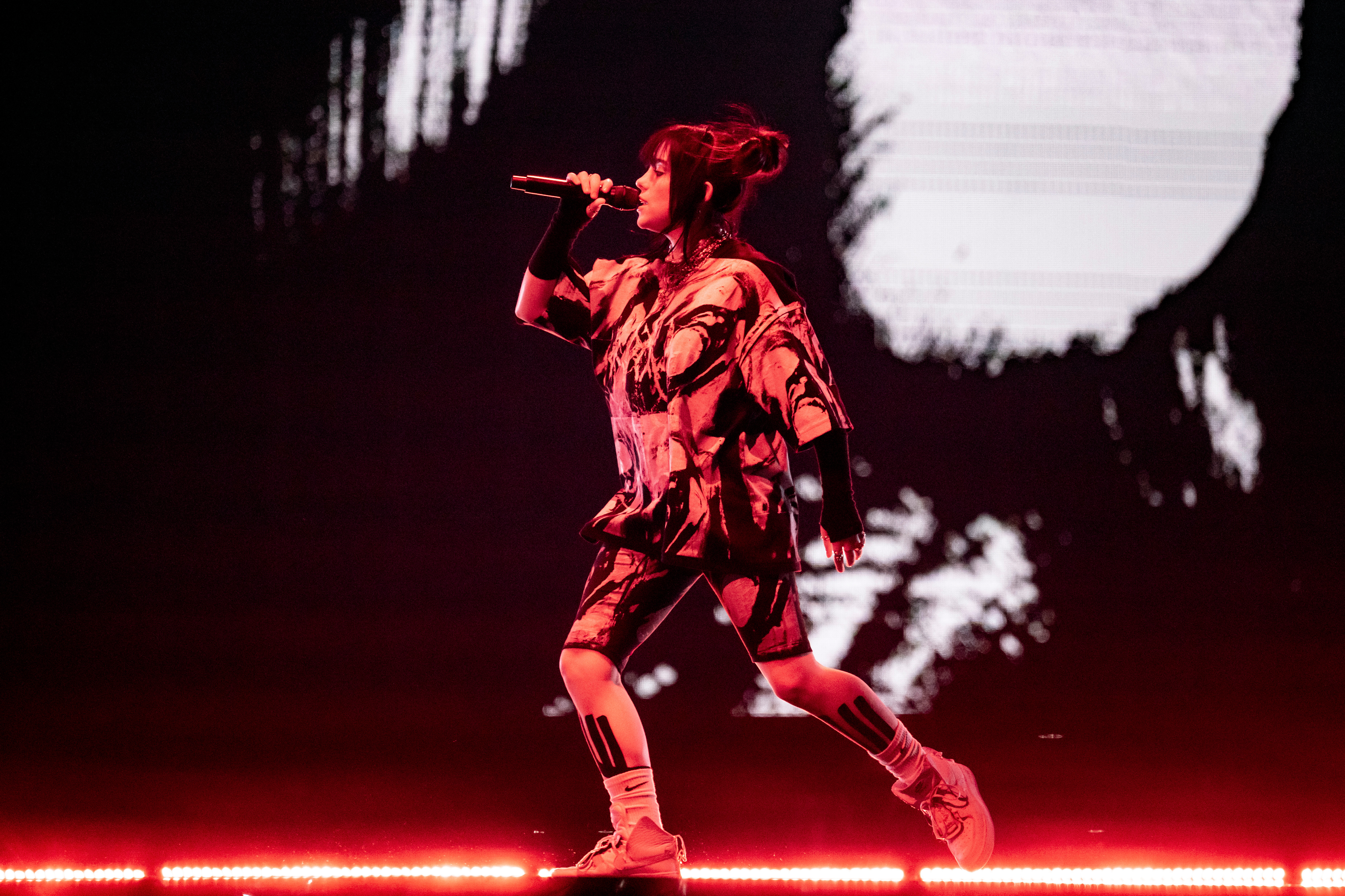 Billie Eilish is among a group of young singer-songwriters singing about body image. Photo / Getty Images