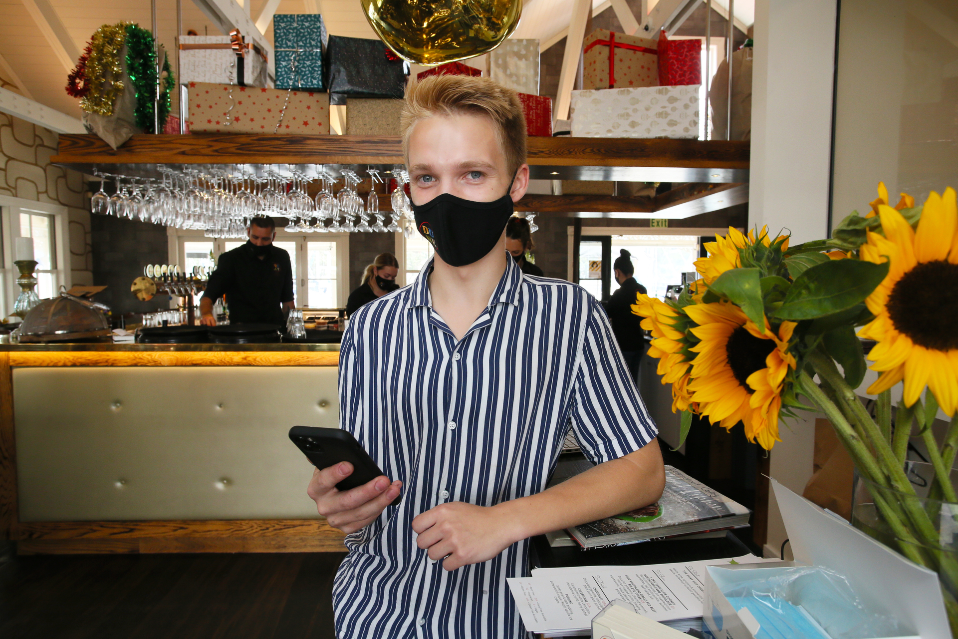 Ben Girininkes, the duty manager at The Quay in Whangārei, says the My Vaccine Pass system is necessary and businesses cannot afford any more lockdowns. Photo / Tania Whyte