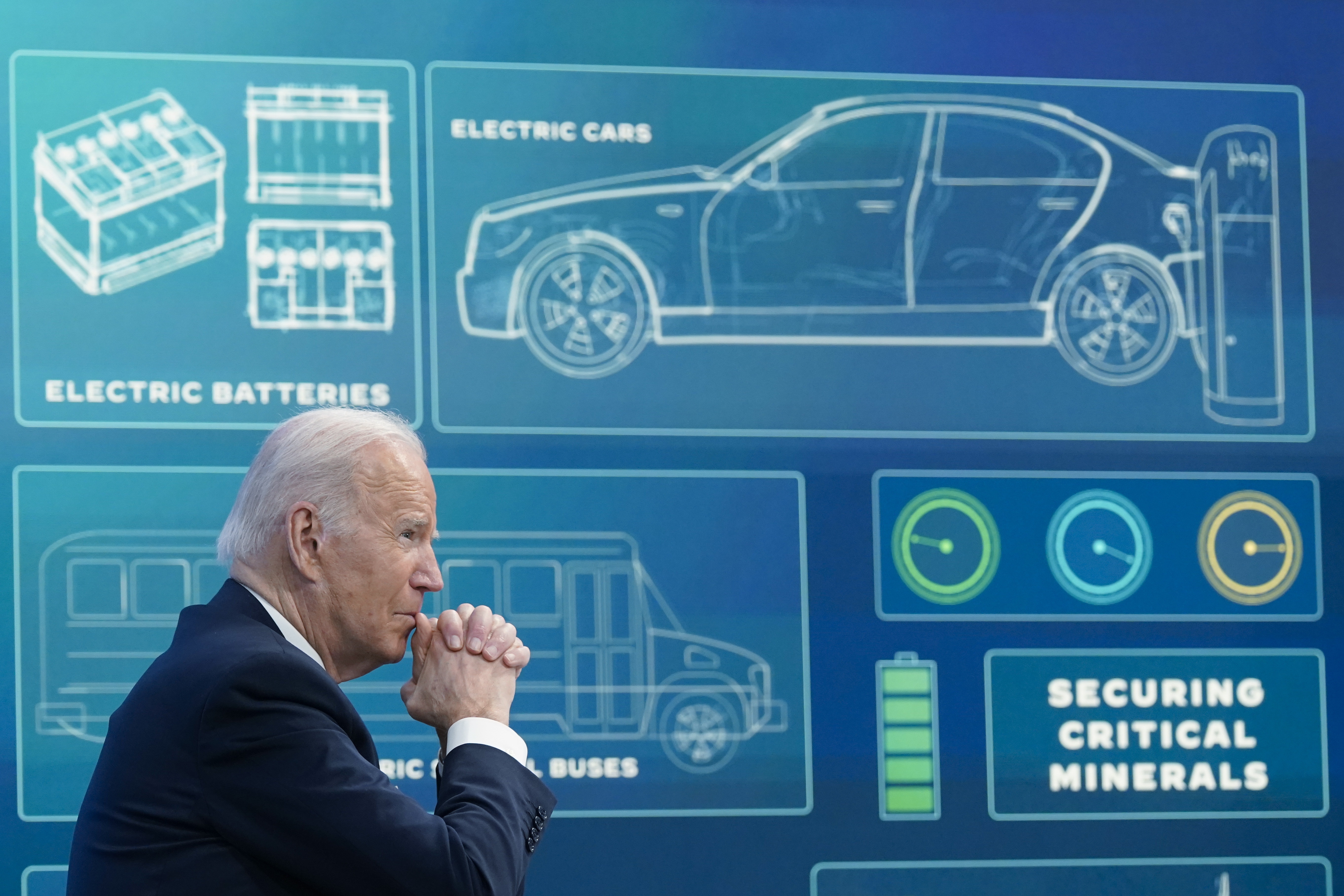 Two of President Joe Biden's top goals, fighting climate change and expanding the middle class by supporting unions, are colliding in the key battleground state of Michigan as the United Auto Workers go on strike against the country's biggest car companies. Photo / Alex Brandon, AP