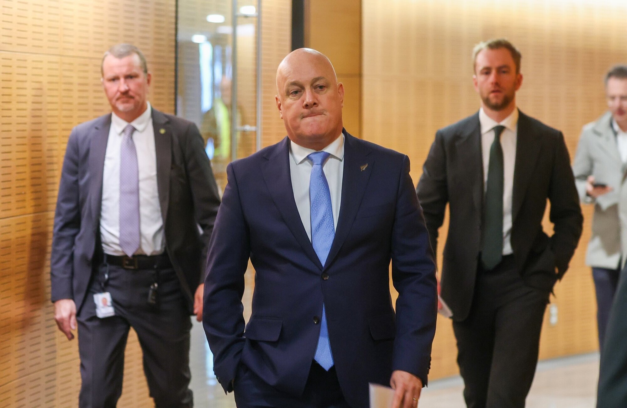 Prime Minister Christopher Luxon says the legality of attacks by Israel and the United States on Iran is “ultimately for them to ... explain”. Photo / Mark Mitchell
