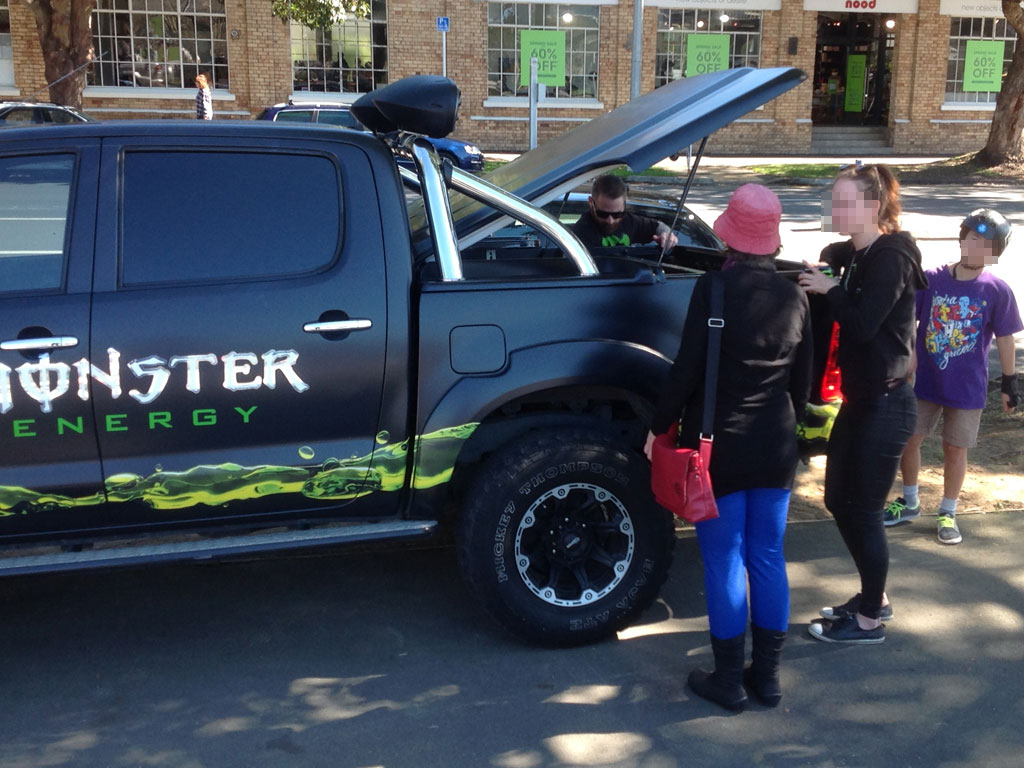 Monster Energy Drink Truck, Monster where advertising with …