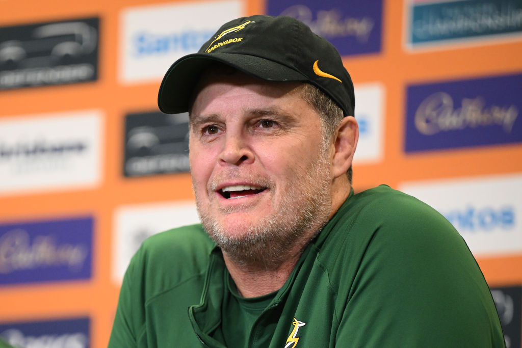 Springboks coach Rassie Erasmus. Photo / Getty Images
