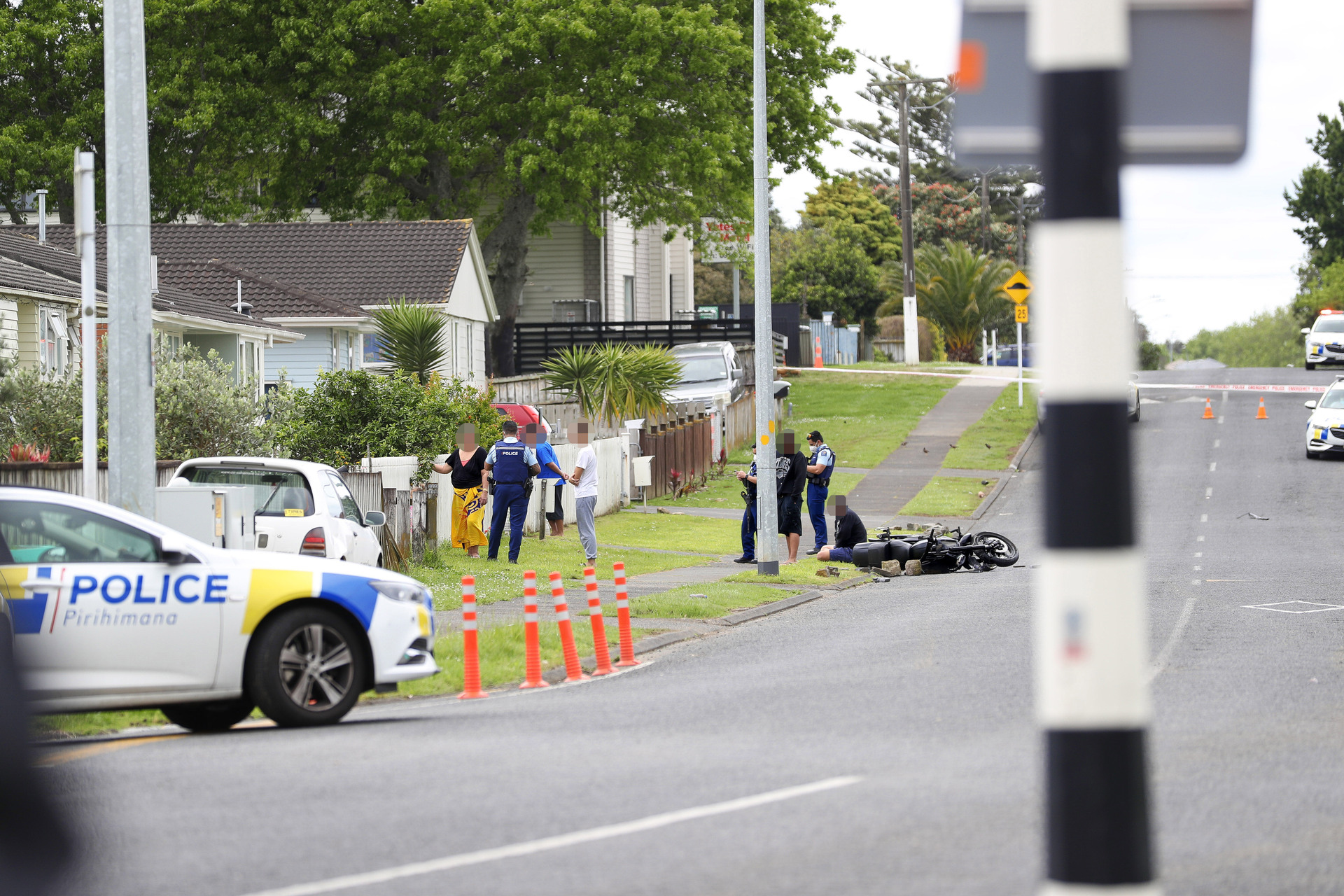 A man was arrested and two firearms seized following an incident in Mangere East. Photo / Hayden Woodward