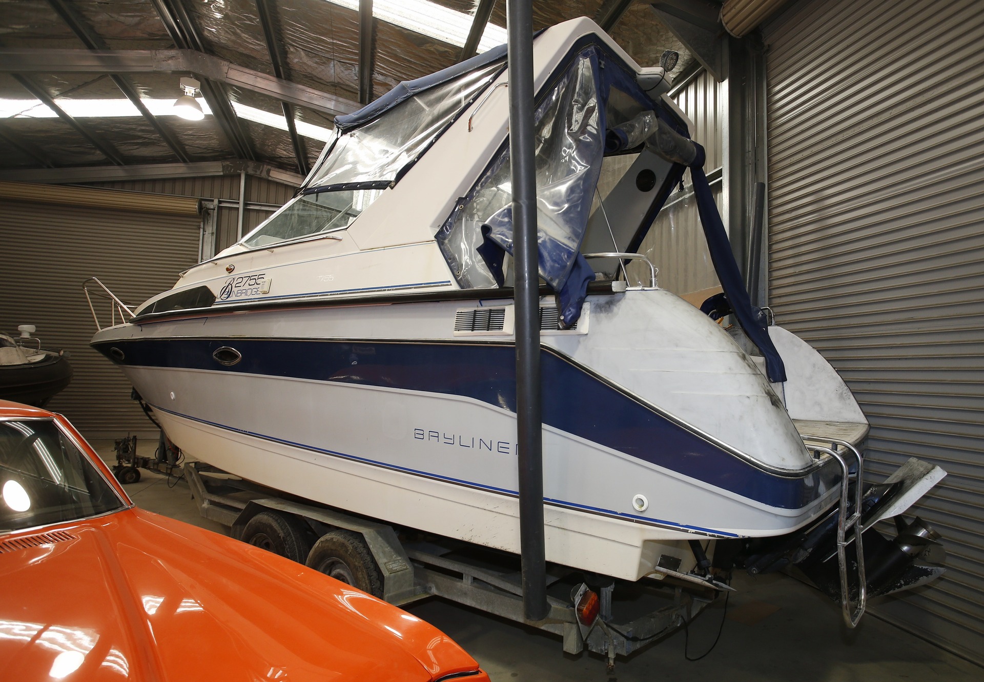 The Bayliner was not suitable to launch from a west coast beach. Northern Advocate Photo / Michael Cunningham