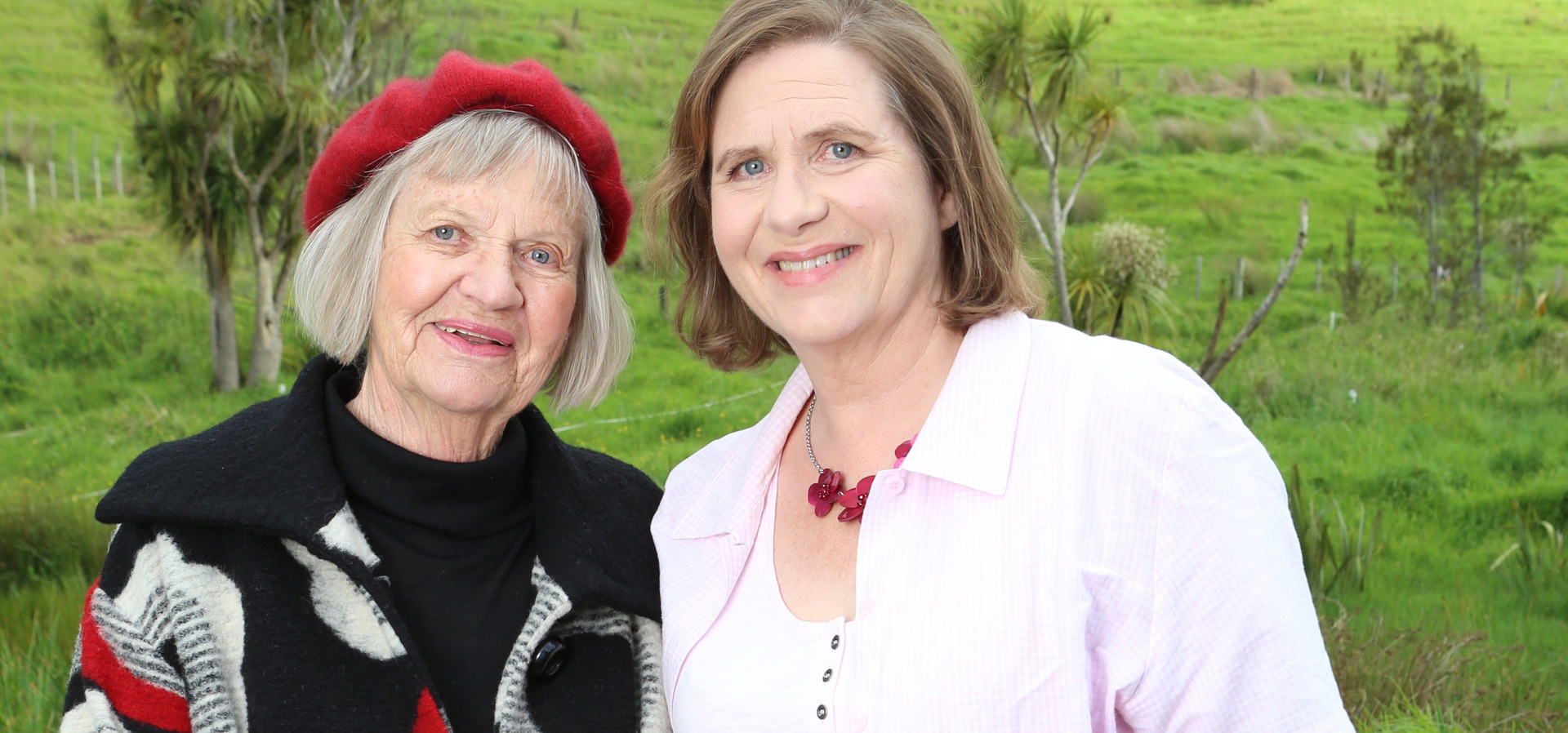 Elizabeth McRae and daughter Kathy are TV screen regulars.