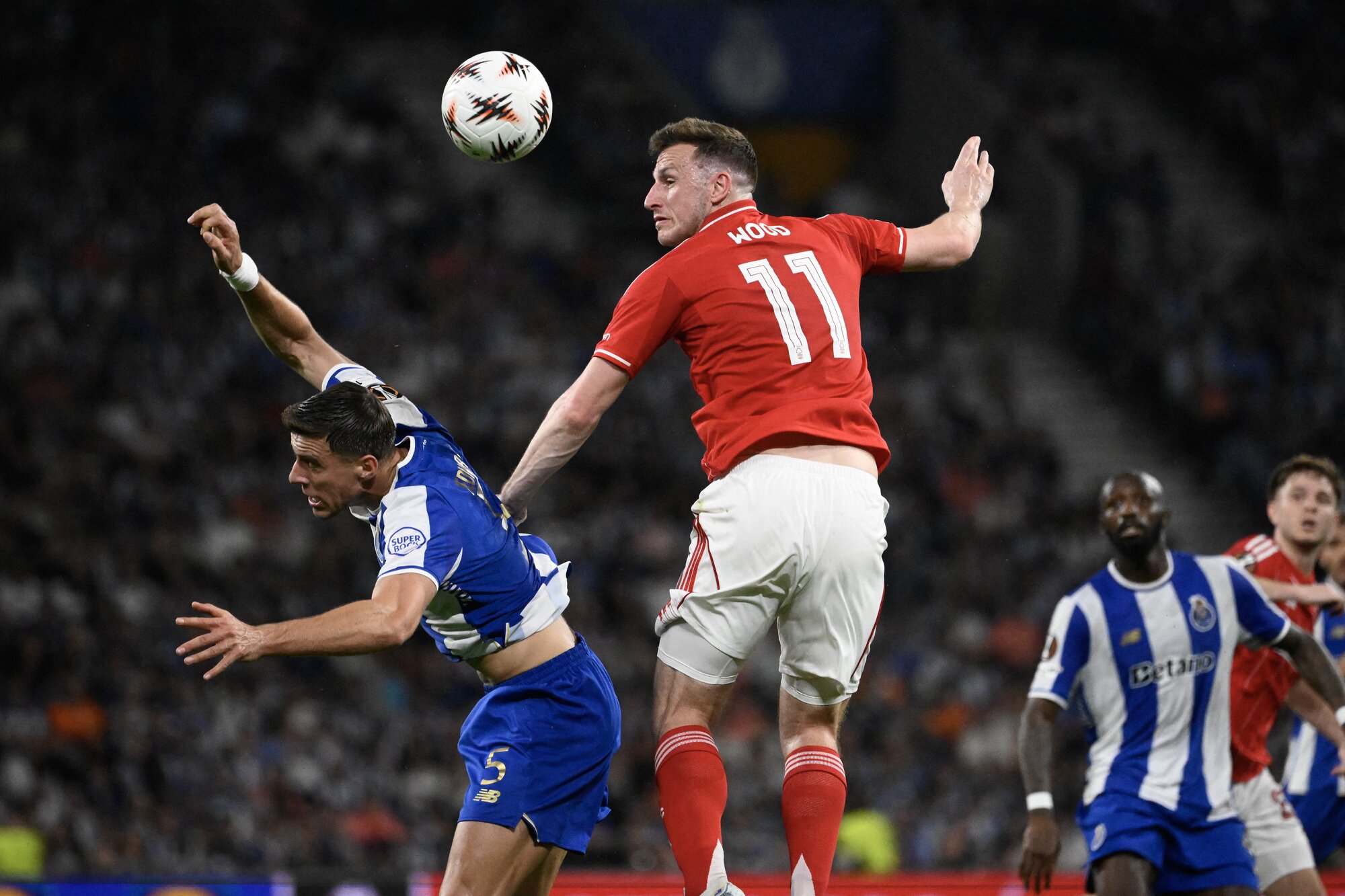 Nottingham Forest and All Whites striker Chris Wood. Photo / AFP