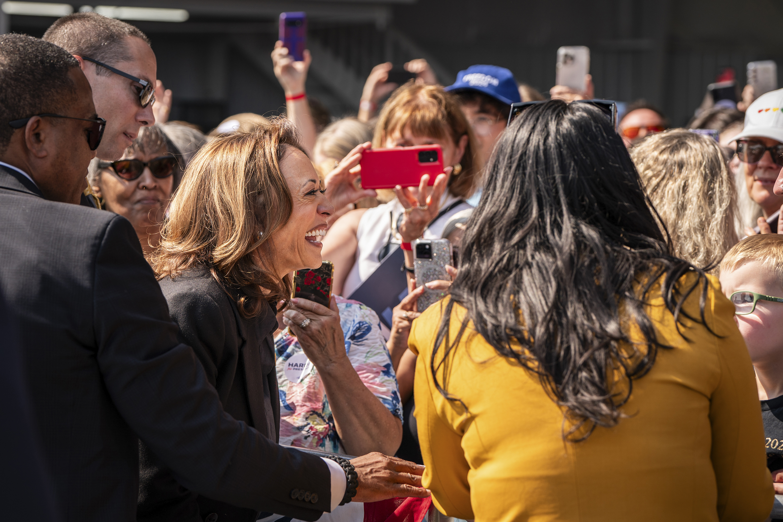 Harris at a campaign event in Johnstown, Pennsylvania on September 13, 2024. Photo / Haiyun Jiang, The New York Times