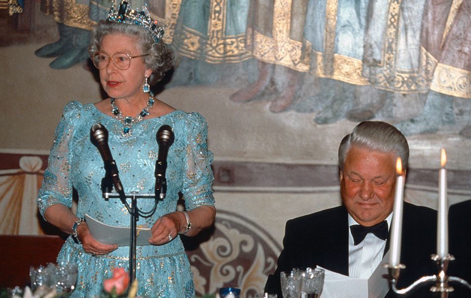 Queen Elizabeth made a strong impression on Boris Yeltsin. Photo / Getty Images