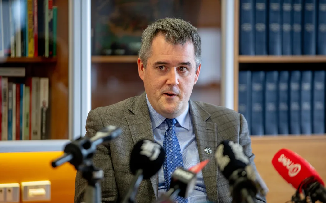 Attorney-General Chris Bishop. Photo / RNZ, Mark Papalii