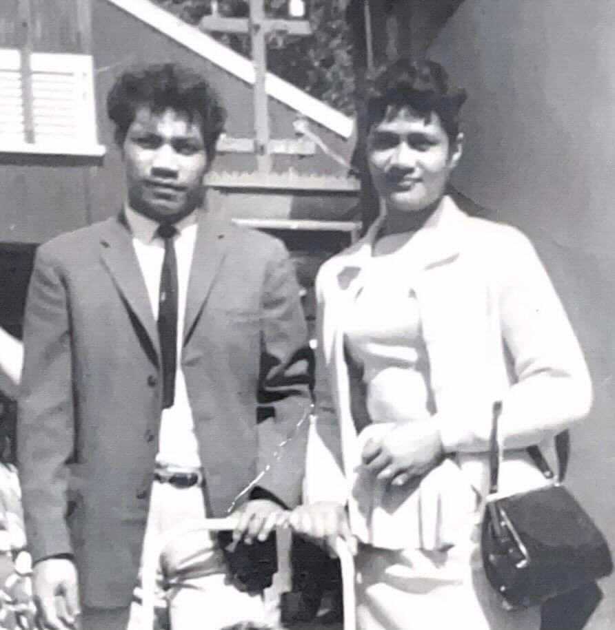Fa'anana Efeso Collins' parents Tauiliili Sio and Lotomau Collins. Photo / Supplied