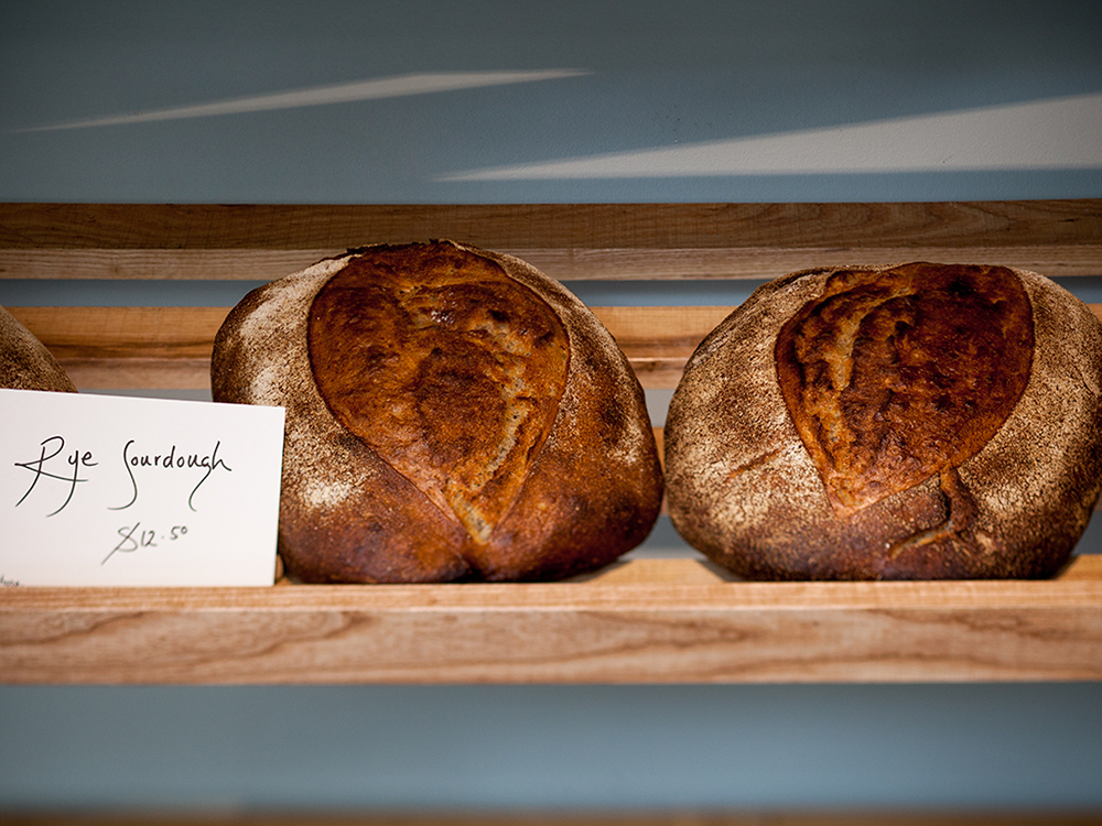 The Coffee Pen duo can'ts go past Pasture's cult favourite sourdough bread. Photo / Supplied