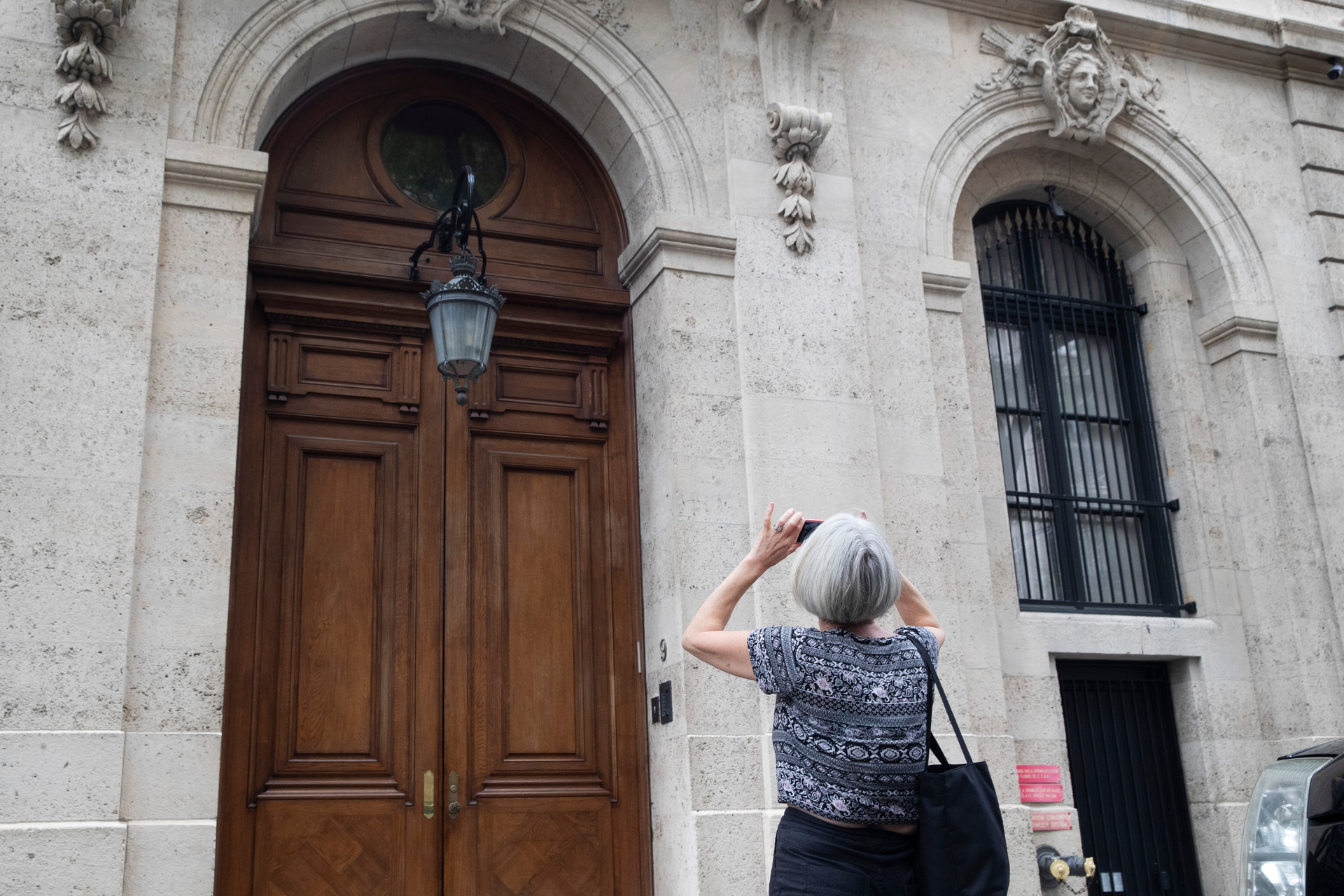 Jeffrey Epstein's townhouse on the Upper East Side of Manhattan. Photo / AP