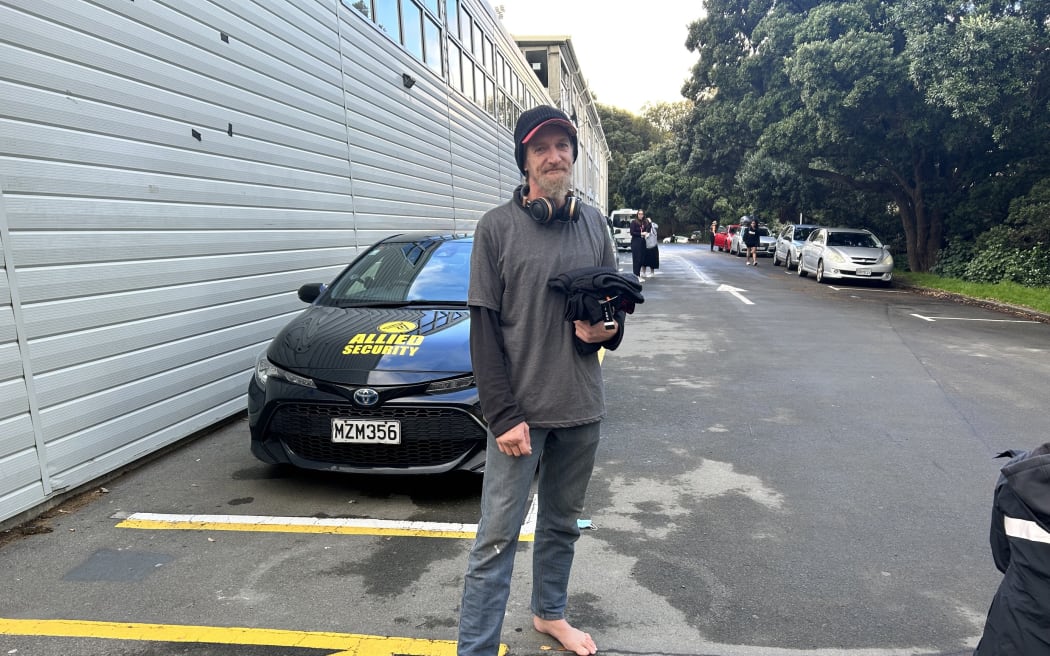 Simon Hanify says a lot of people lost everything they own in the fire. Photo / RNZ