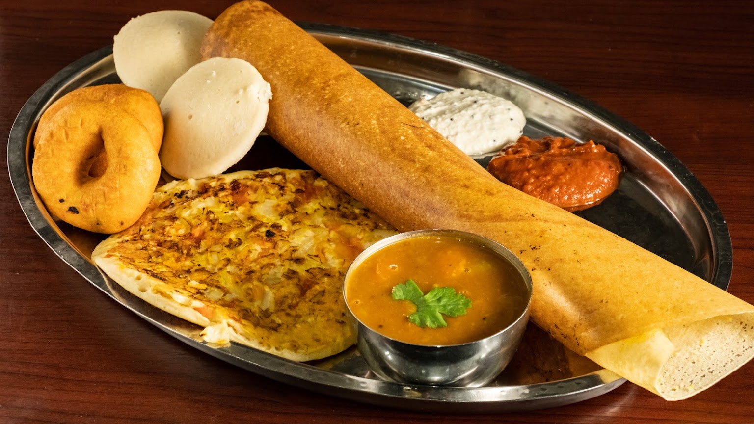 A thali from Shivani. Photo / Shivani