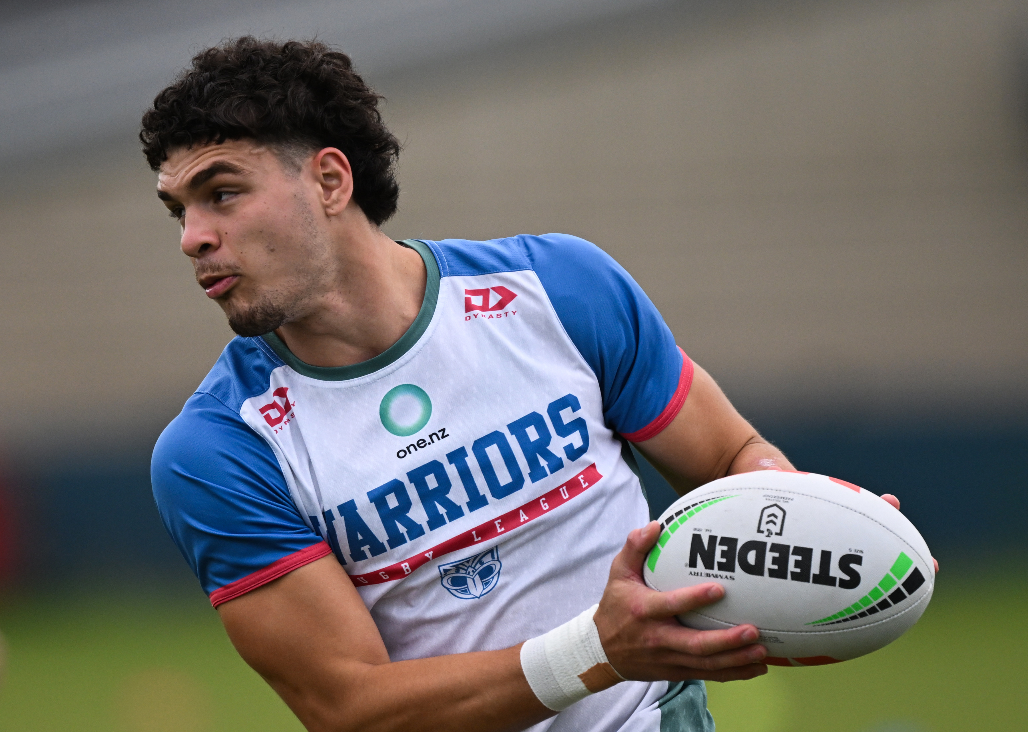 Haizyn Mellars is hoping to follow in his father's footsteps and play for the Warriors. Photo / Photosport