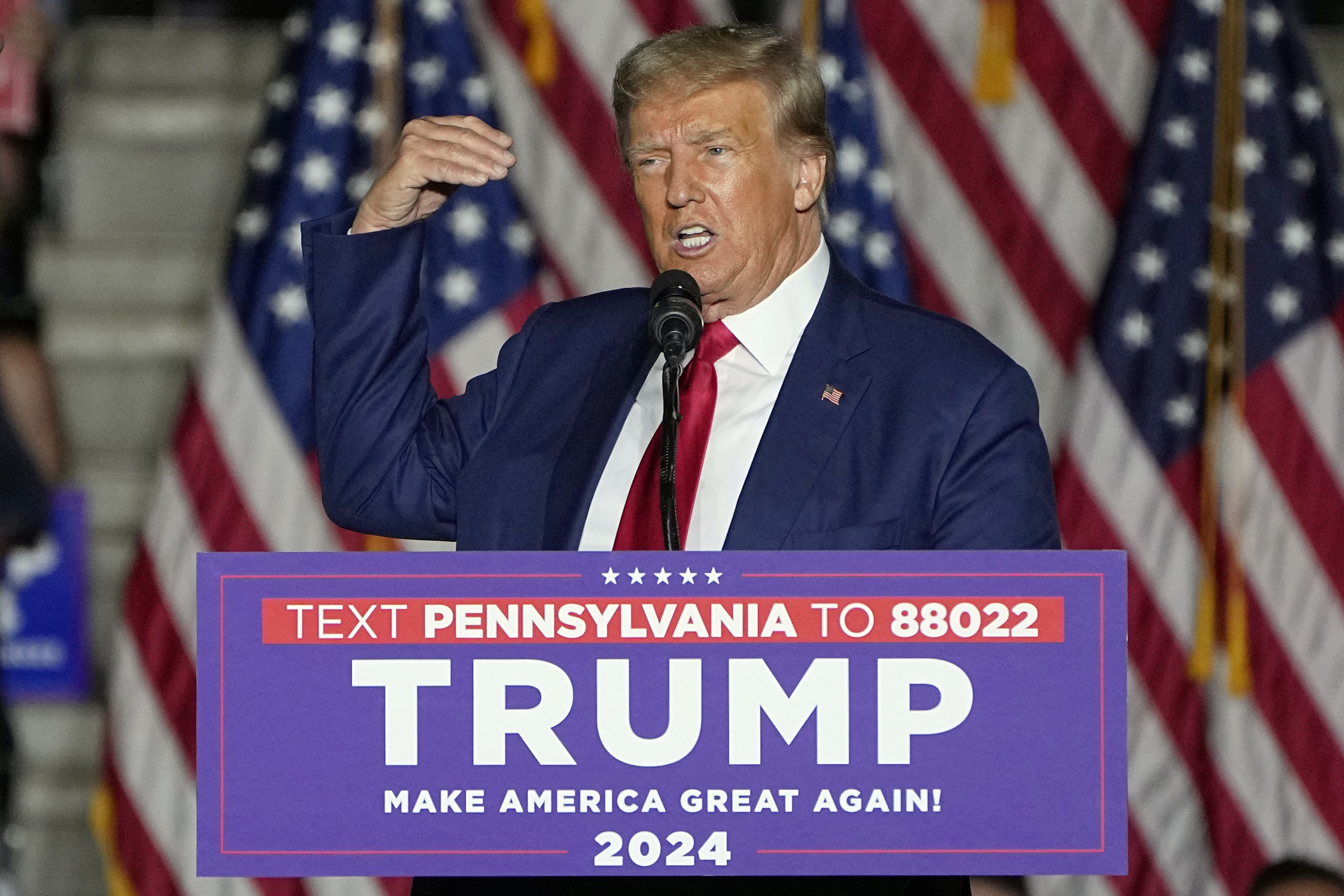 The 2024 election will determine whether Trump returns to the White House. It could also decide whether he might face time behind bars. Photo / AP