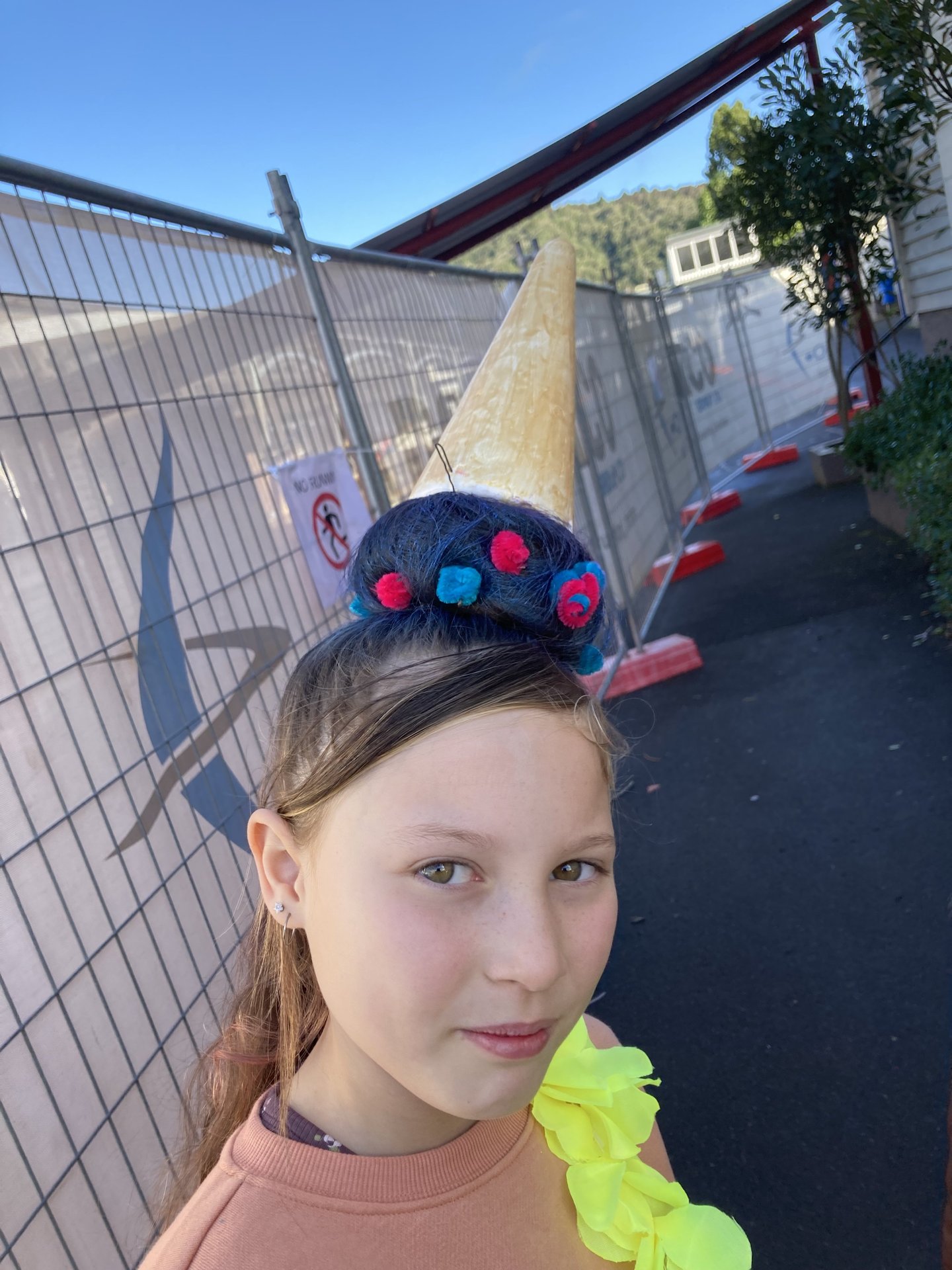 Pupil Charlia Cann-Vaana with a stunning hairdo. Photo / Supplied