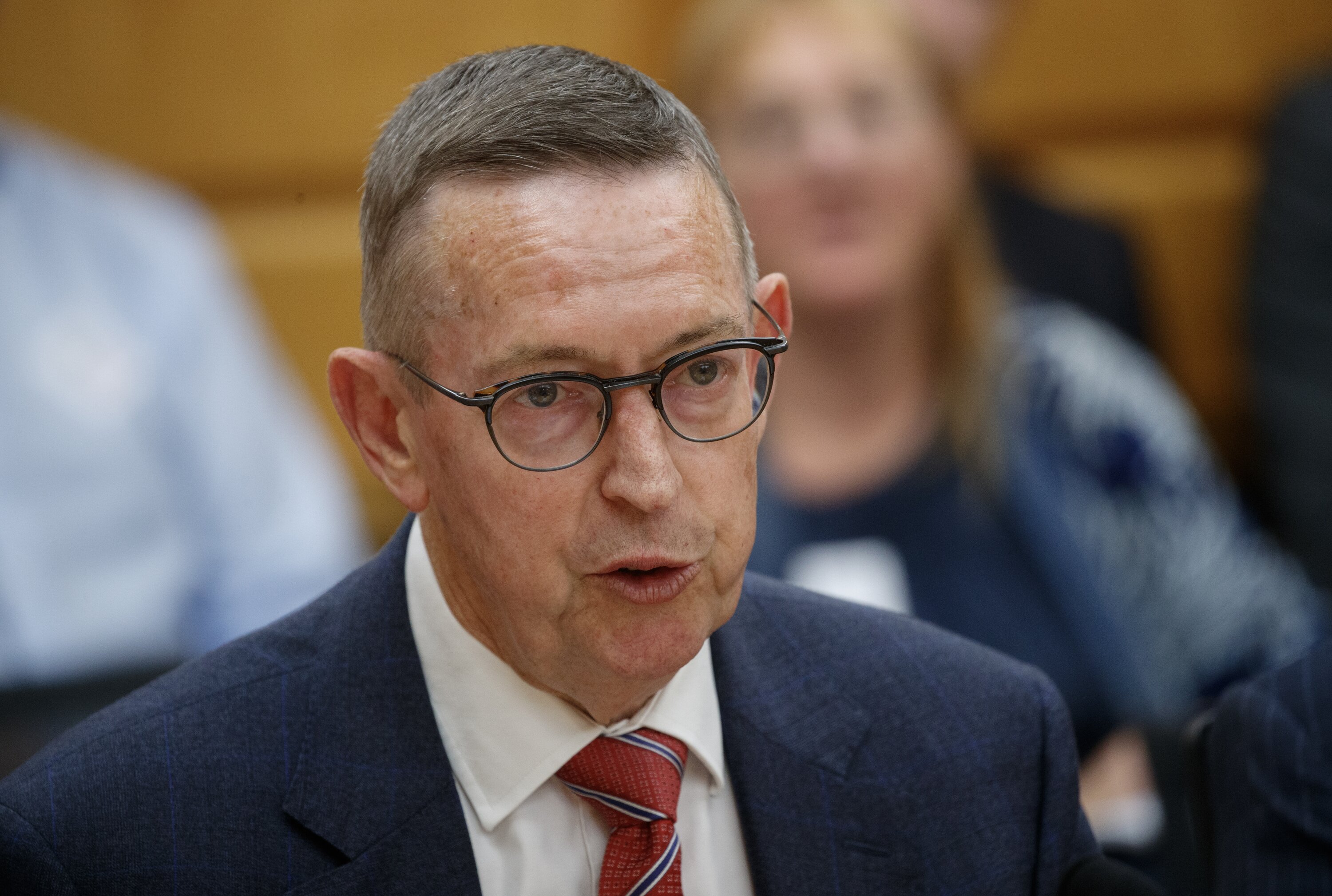 Reserve Bank chairman Neil Quigley during an appearance before the finance and expenditure select committee. Photo / Mark Mitchell