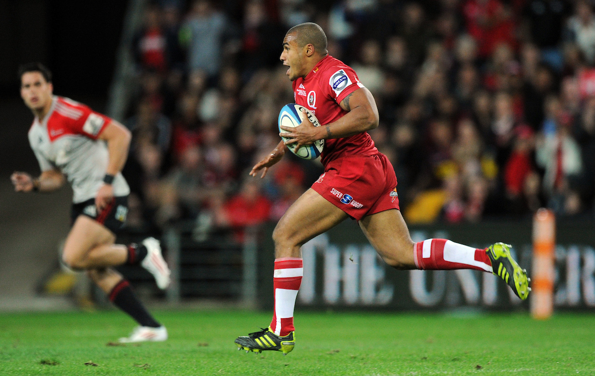 Will Genia on his way to his match winning try in 2011. Photosport
