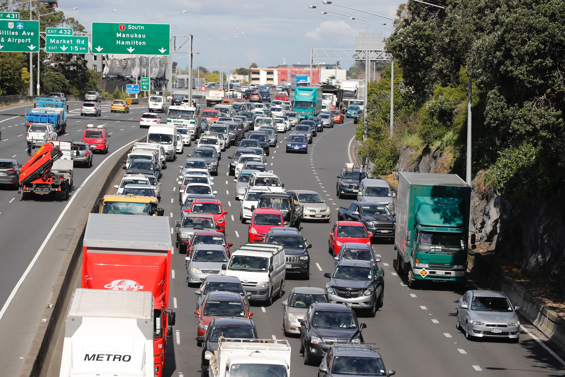 Congestion is getting worse on Auckland motorways. Photo / Dean Purcell