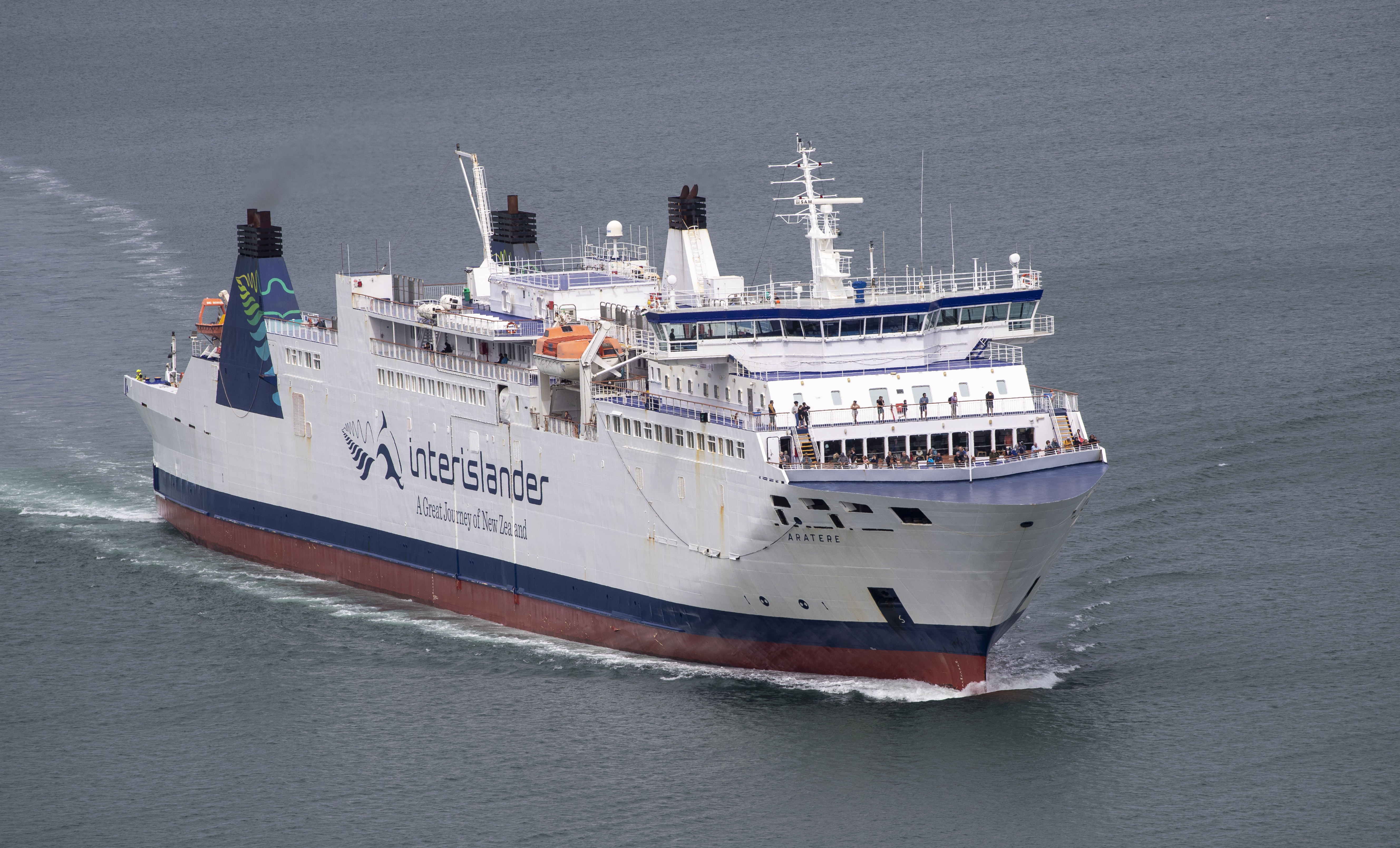The Aratere is the only purpose-built ferry in Interislander's fleet. Photo / Mark Mitchell