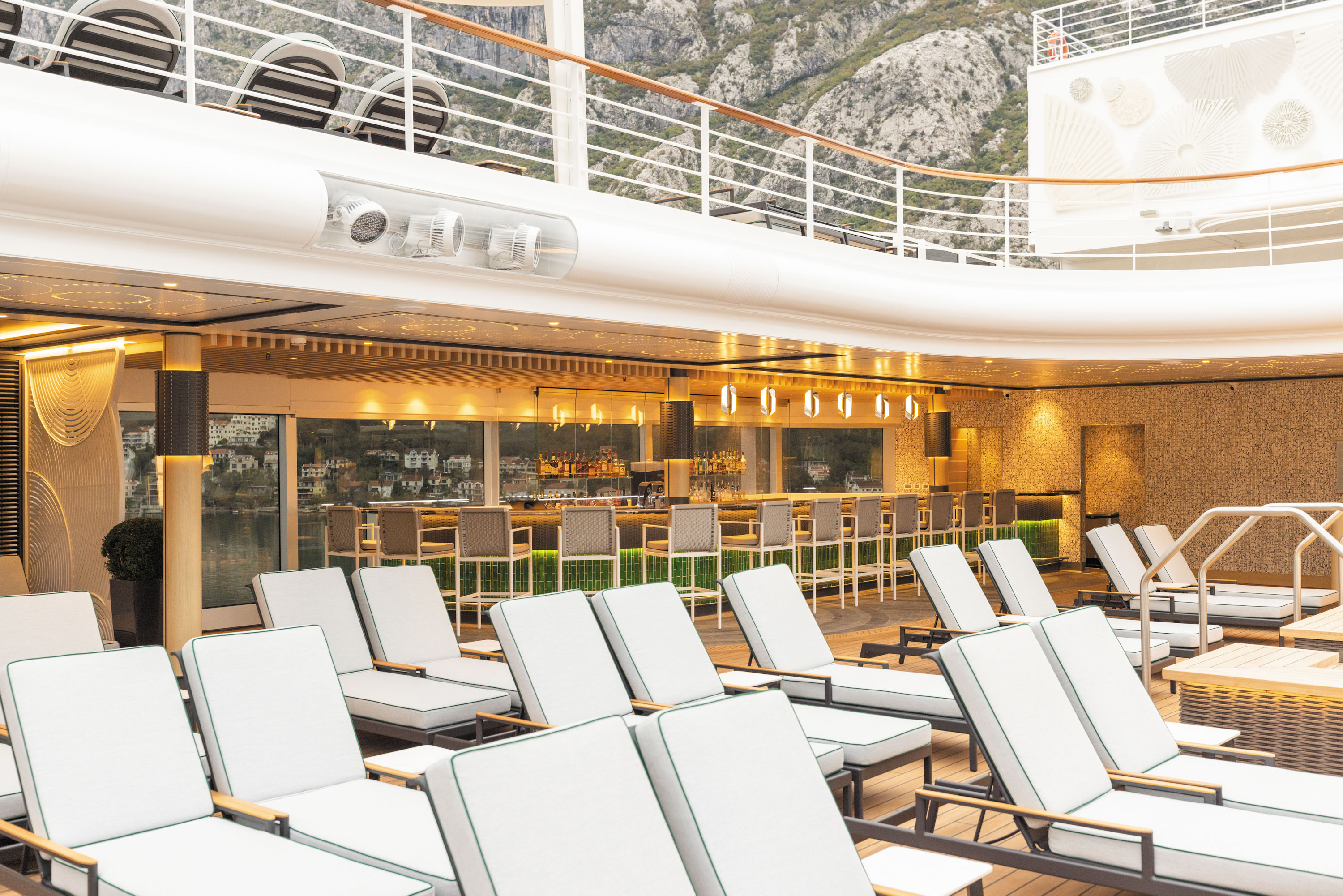 The pool deck. Photo / Stephen Beaudet