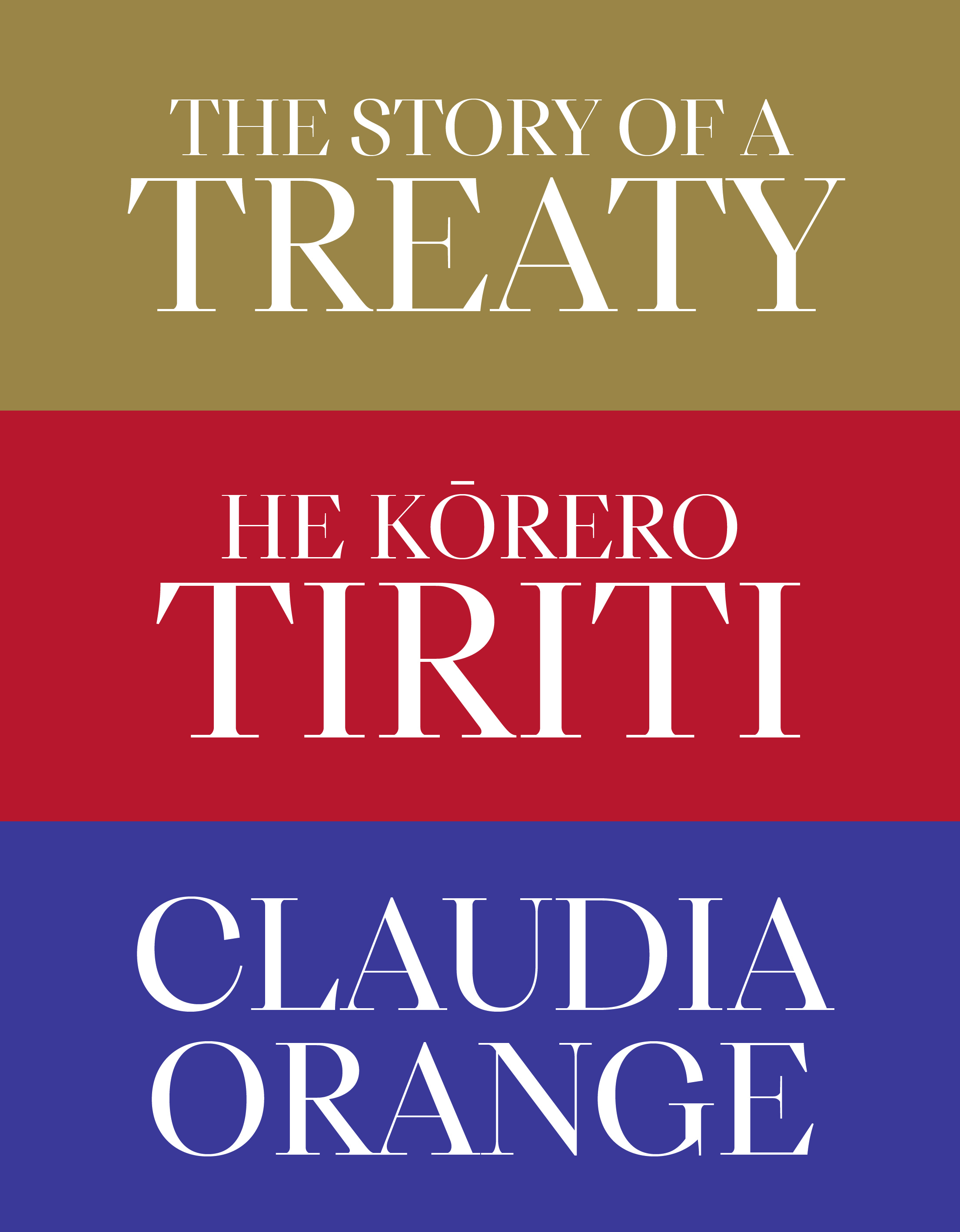 The cover of Claudia Orange's new book, published by BWB.