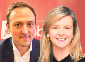 Andrew Kirkton and Camilla Belich 