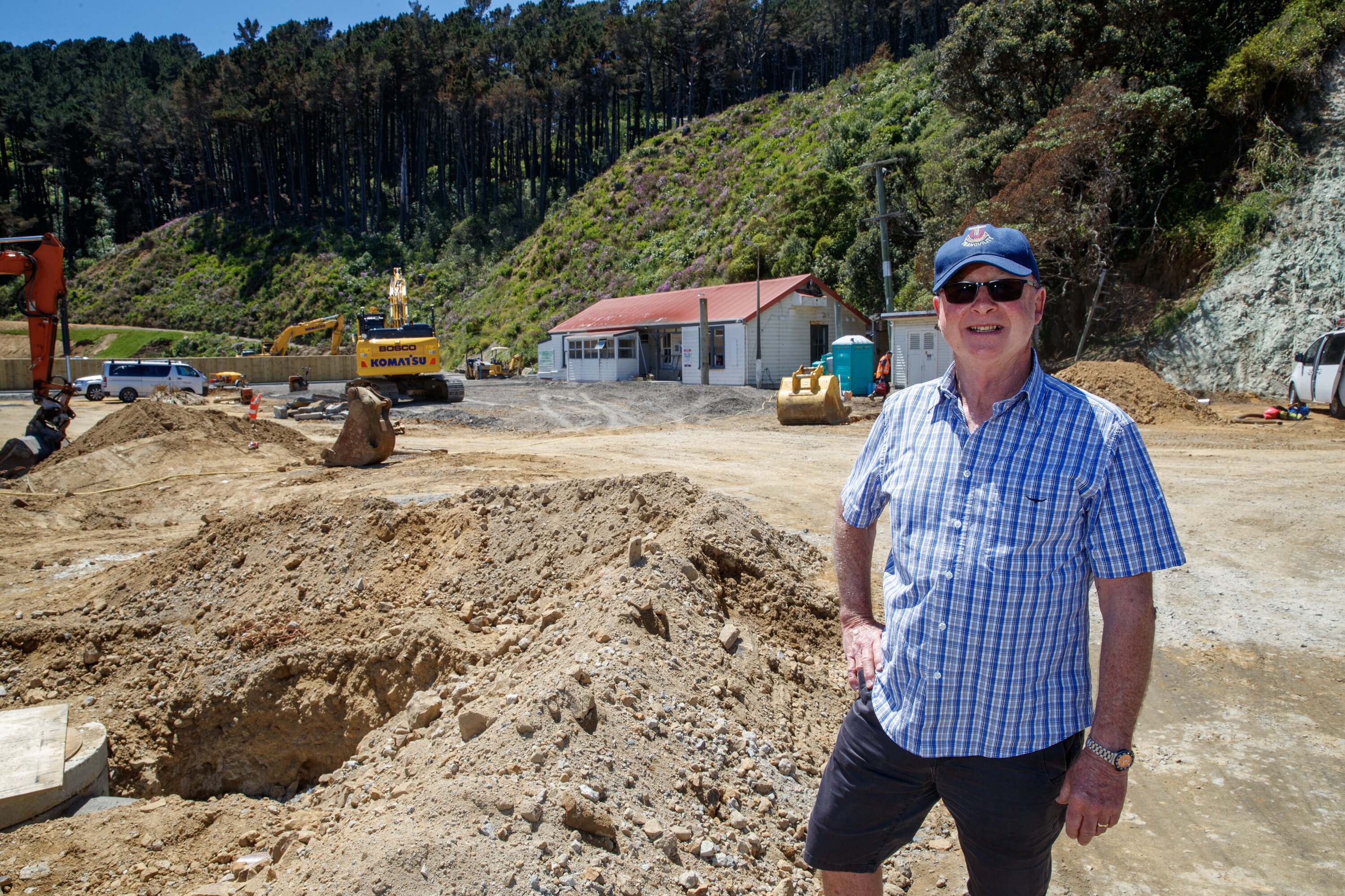 Chocolate Fish Cafe owner John Pennington hopes to re-open the cafe in mid-December. Photo / Mark Mitchell