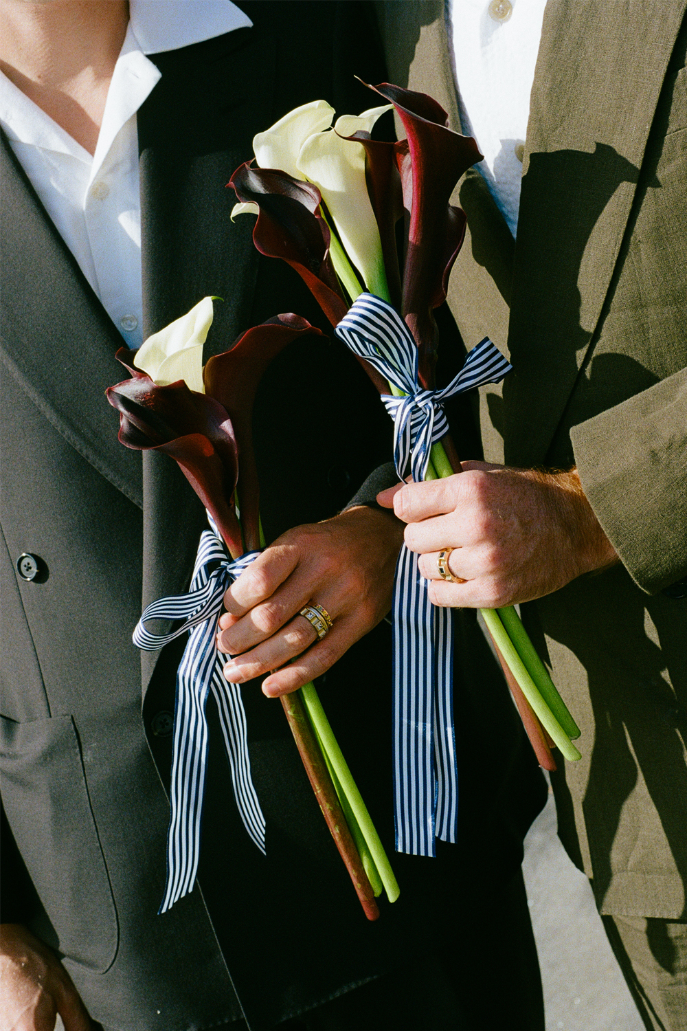 Flowers were done locally on the island by Jonquil. Photo / Poet Pictures