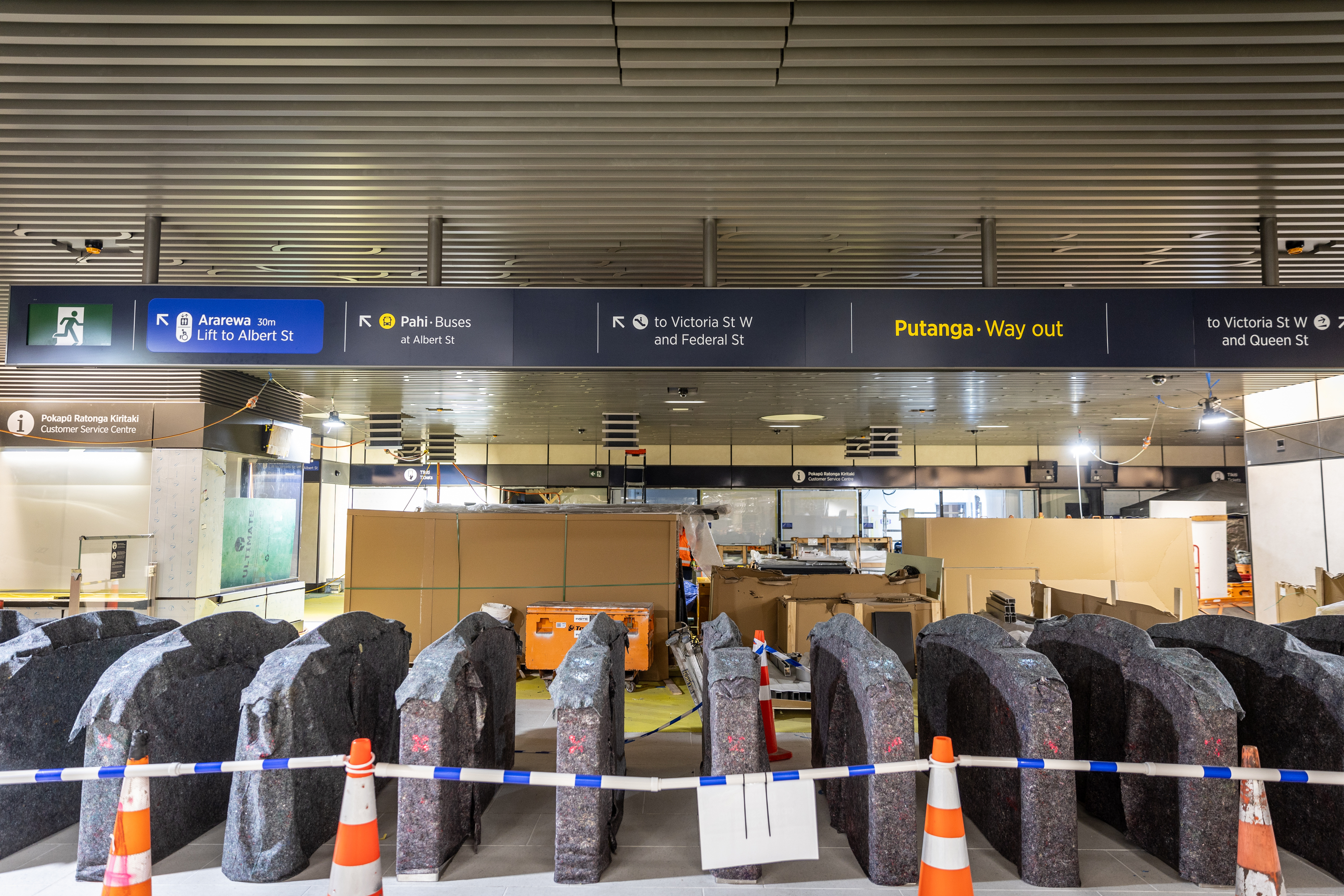 Entry to the CRL at the mid-town station, Te Waihorotiu. Photo / Michael Craig